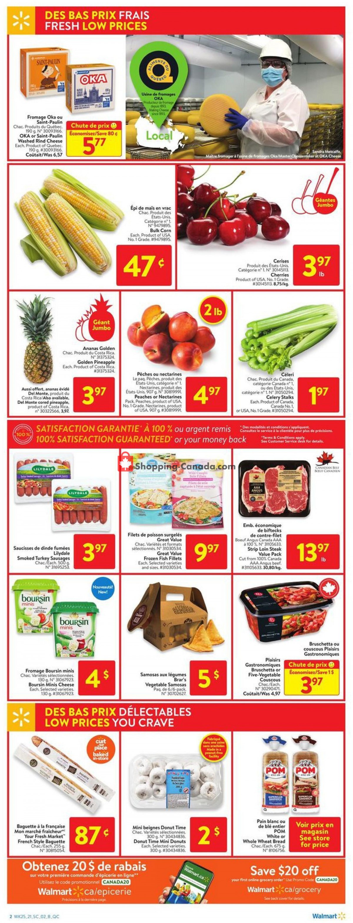 Walmart flyer from Thursday July 15, 2021 to Wednesday July 21, 2021 - page 2