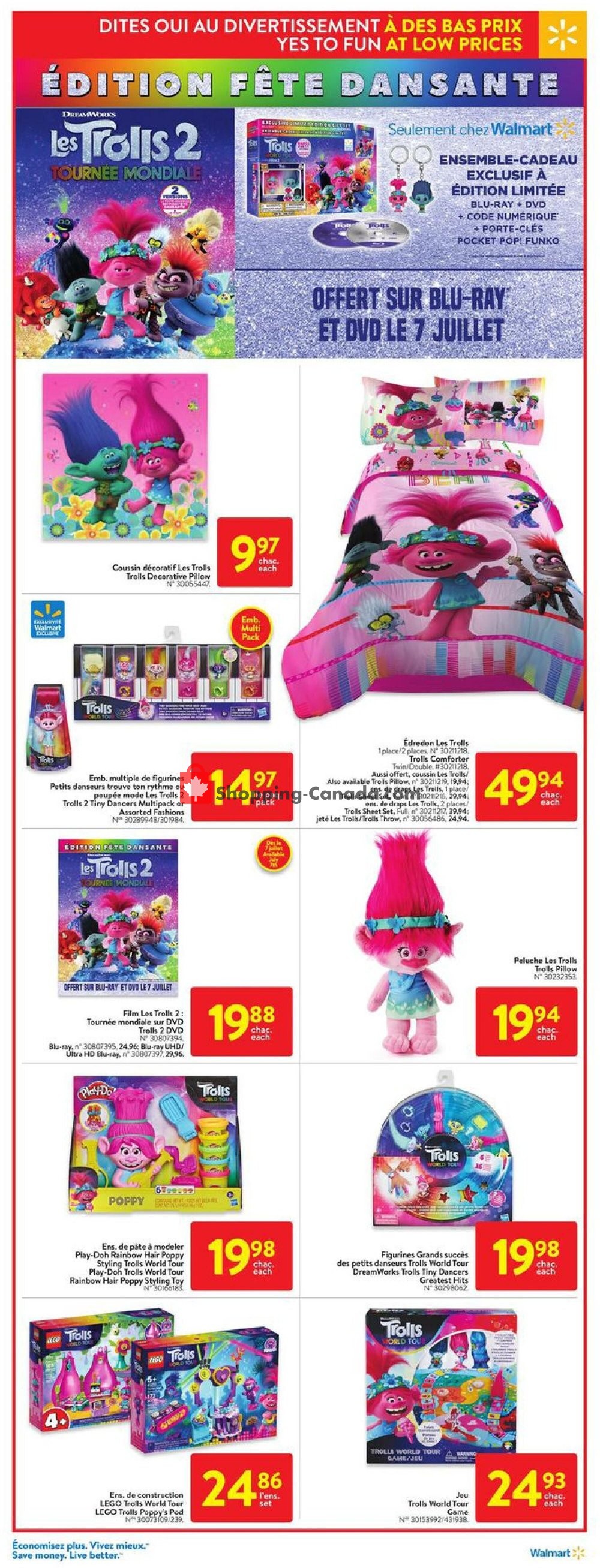 Walmart flyer from Thursday July 9, 2020 to Wednesday July 15, 2020 - page 13