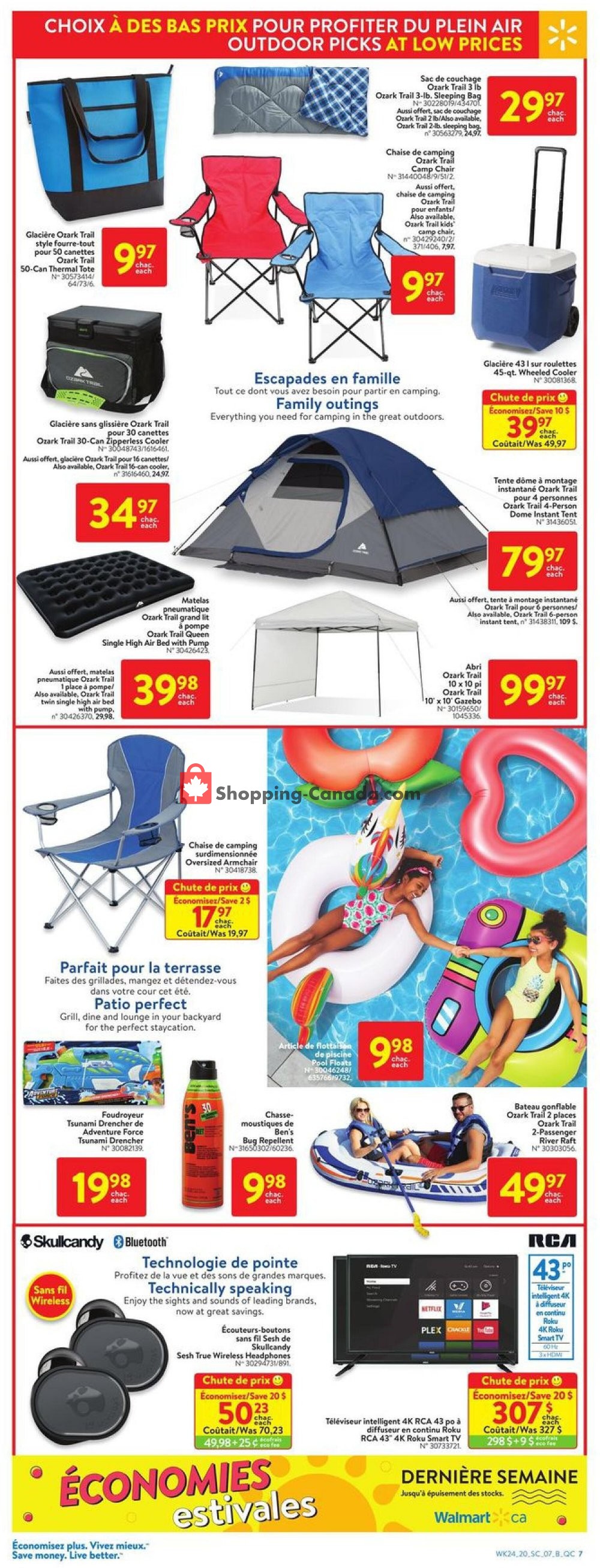 Walmart flyer from Thursday July 9, 2020 to Wednesday July 15, 2020 - page 14