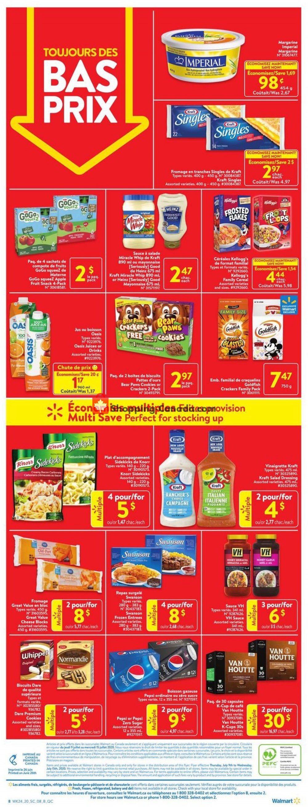 Walmart flyer from Thursday July 9, 2020 to Wednesday July 15, 2020 - page 3