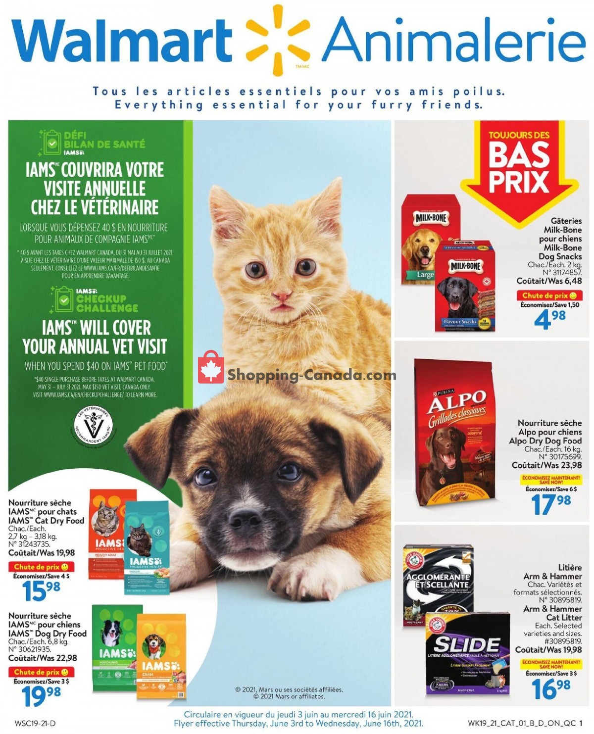 Walmart flyer from Thursday June 3, 2021 to Wednesday June 16, 2021 - page 1