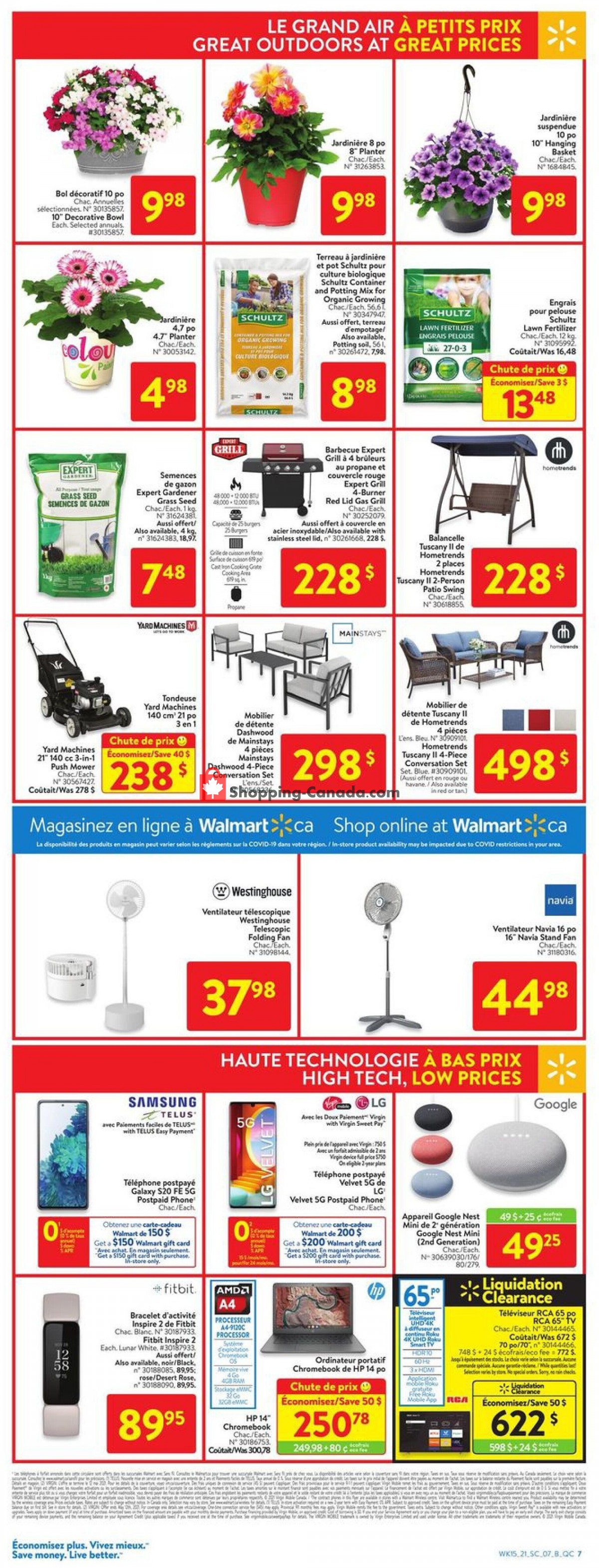 Walmart flyer from Thursday May 6, 2021 to Wednesday May 12, 2021 - page 15