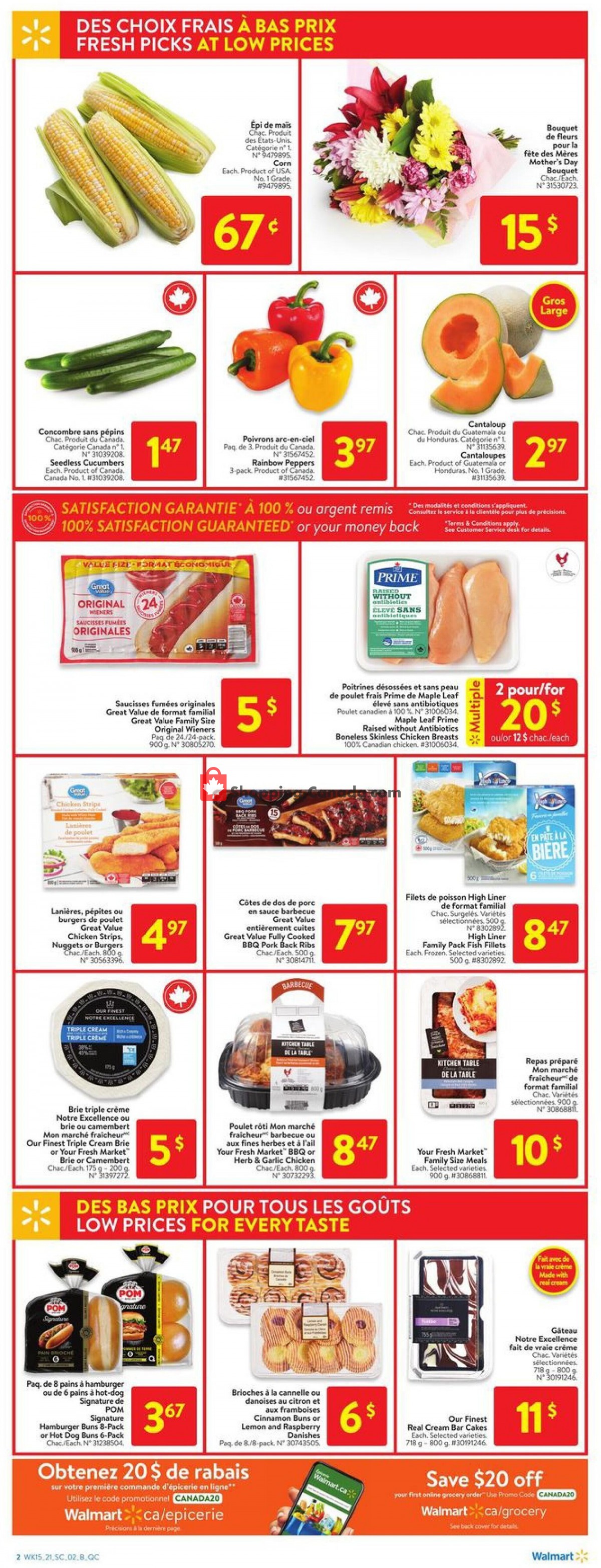 Walmart flyer from Thursday May 6, 2021 to Wednesday May 12, 2021 - page 2