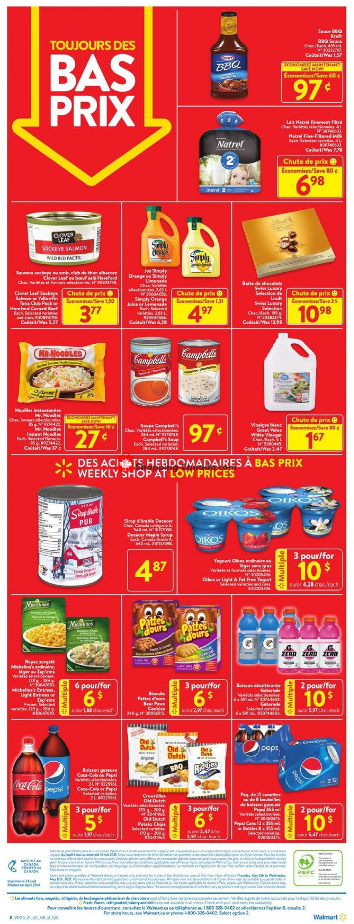 Walmart flyer from Thursday May 6, 2021 to Wednesday May 12, 2021 - page 3
