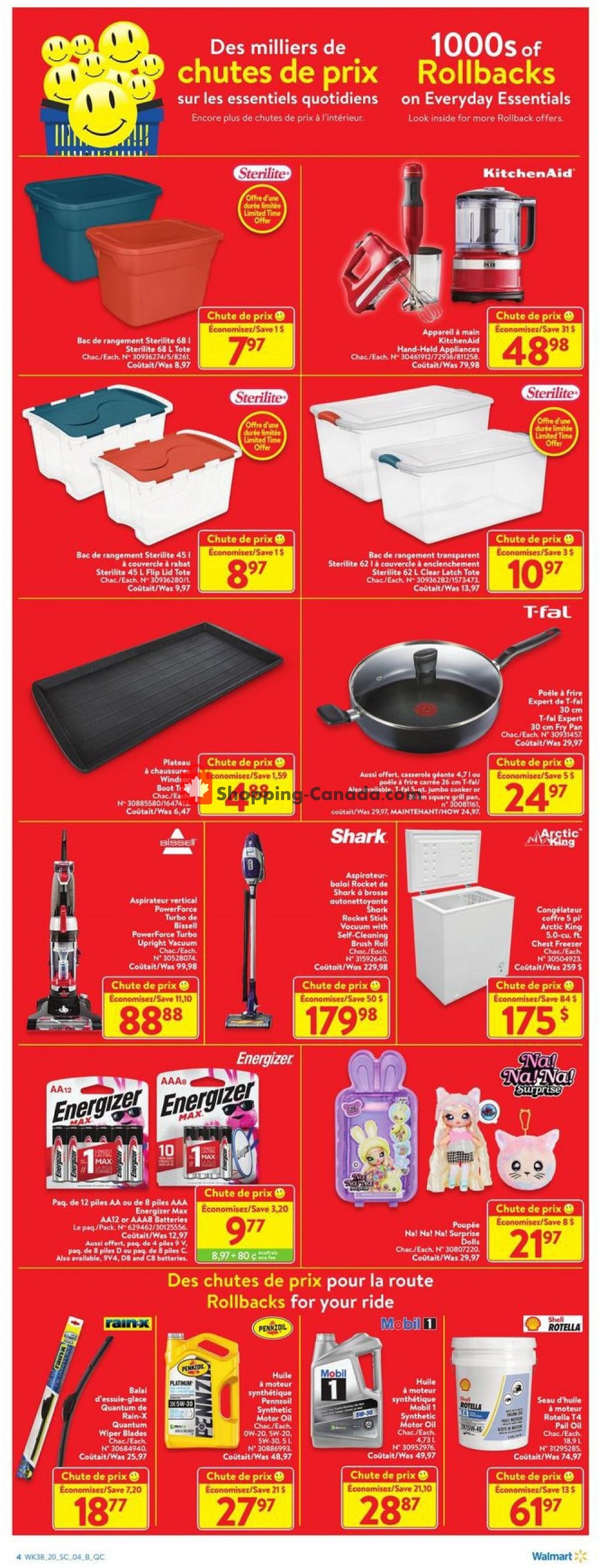 Walmart flyer from Thursday October 15, 2020 to Wednesday October 21, 2020 - page 4