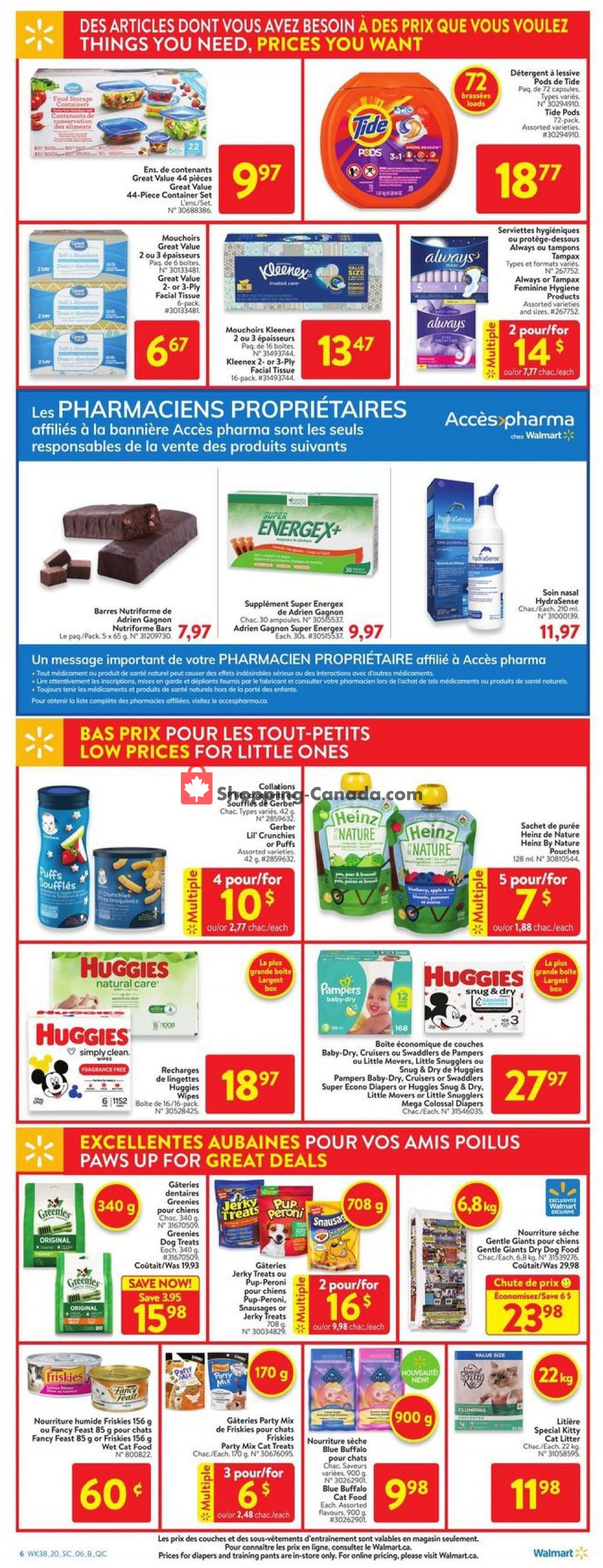 Walmart flyer from Thursday October 15, 2020 to Wednesday October 21, 2020 - page 9