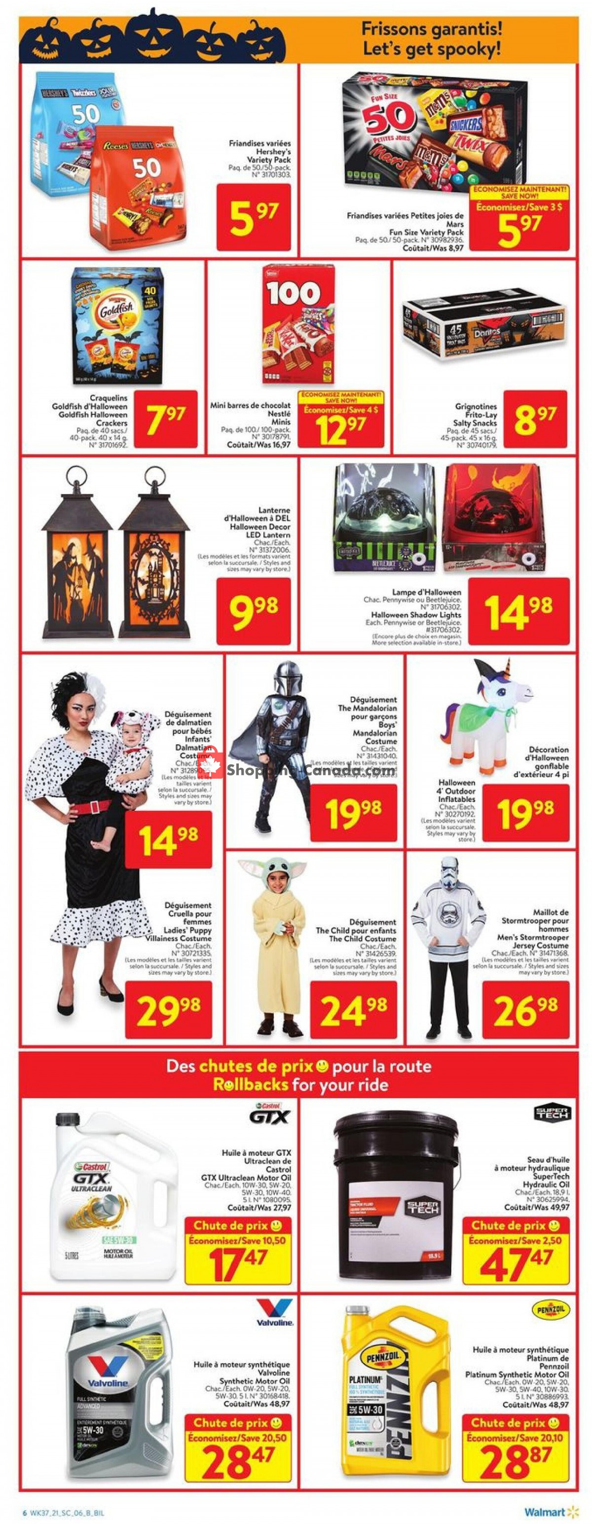 Walmart flyer from Thursday October 7, 2021 to Wednesday October 13, 2021 - page 12