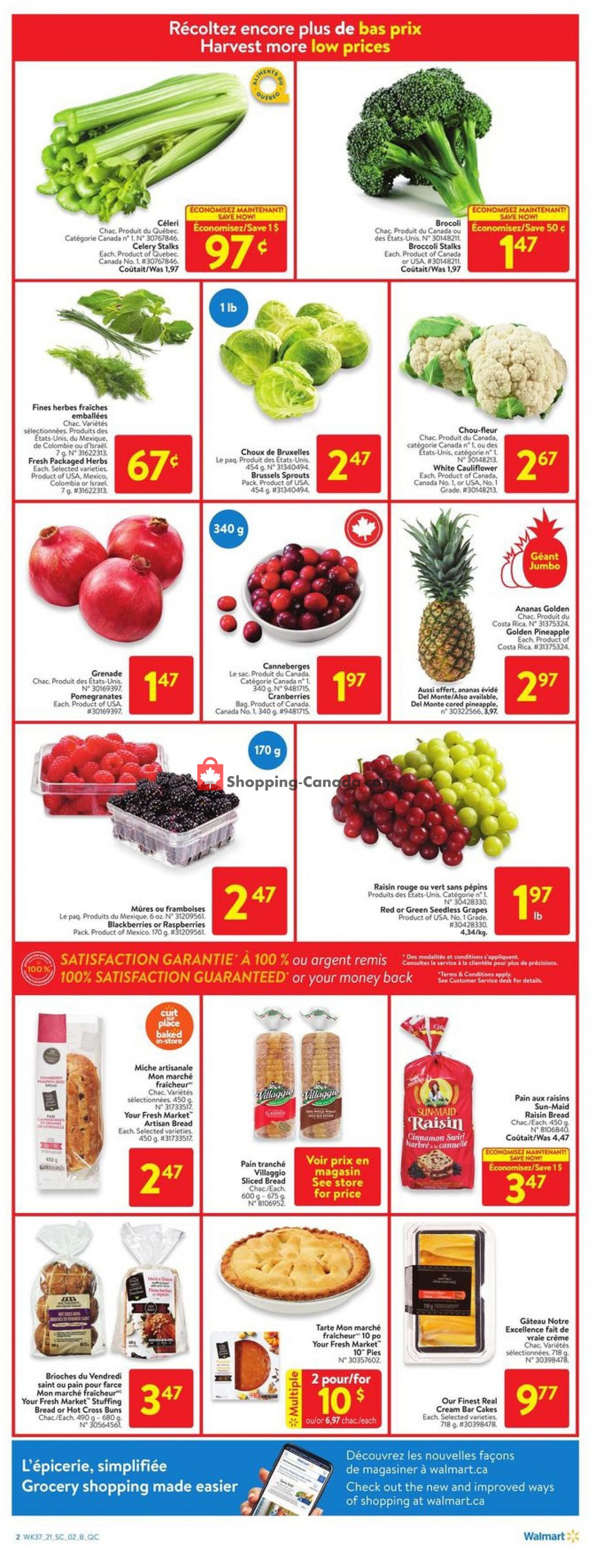 Walmart flyer from Thursday October 7, 2021 to Wednesday October 13, 2021 - page 2