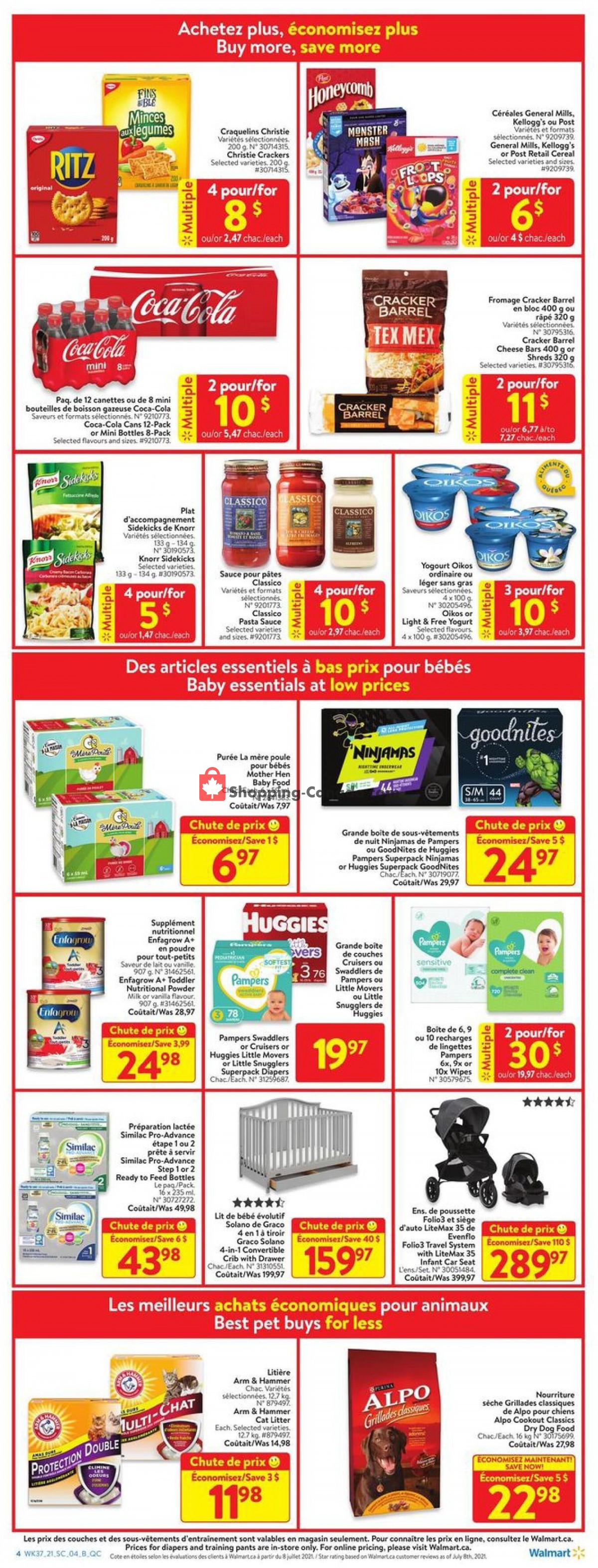 Walmart flyer from Thursday October 7, 2021 to Wednesday October 13, 2021 - page 6