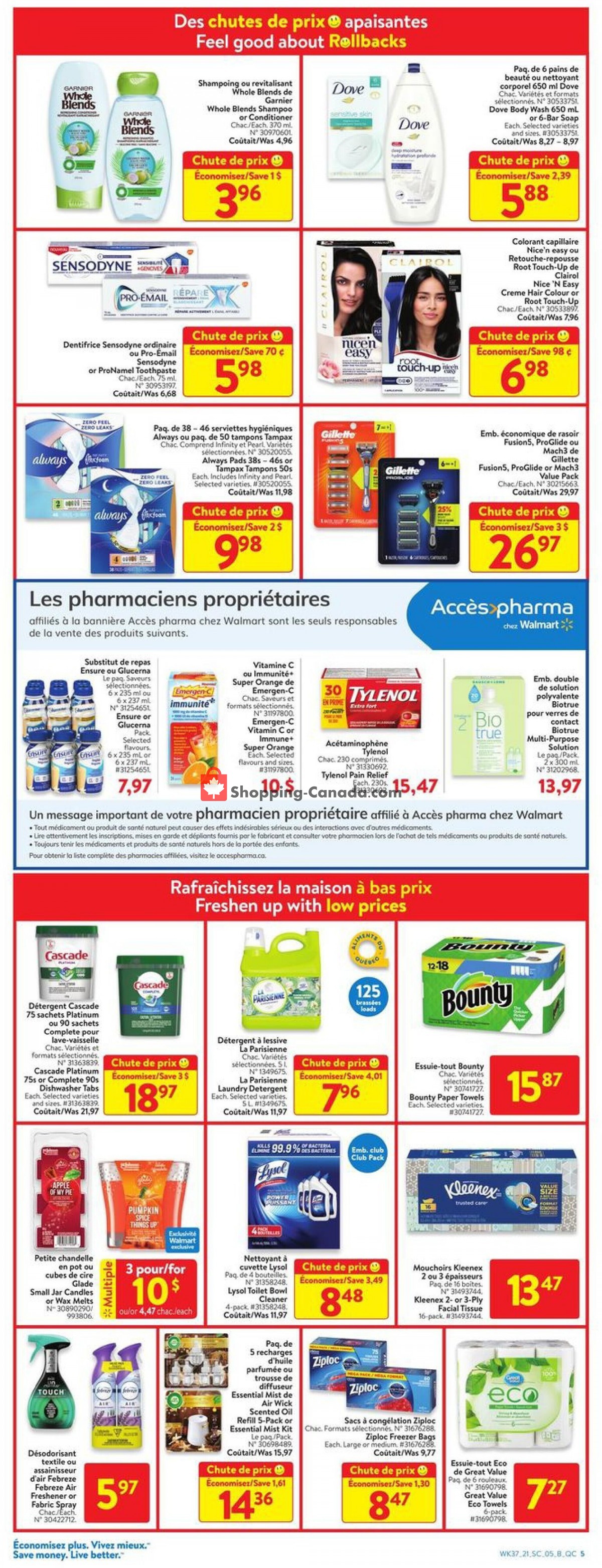 Walmart flyer from Thursday October 7, 2021 to Wednesday October 13, 2021 - page 9