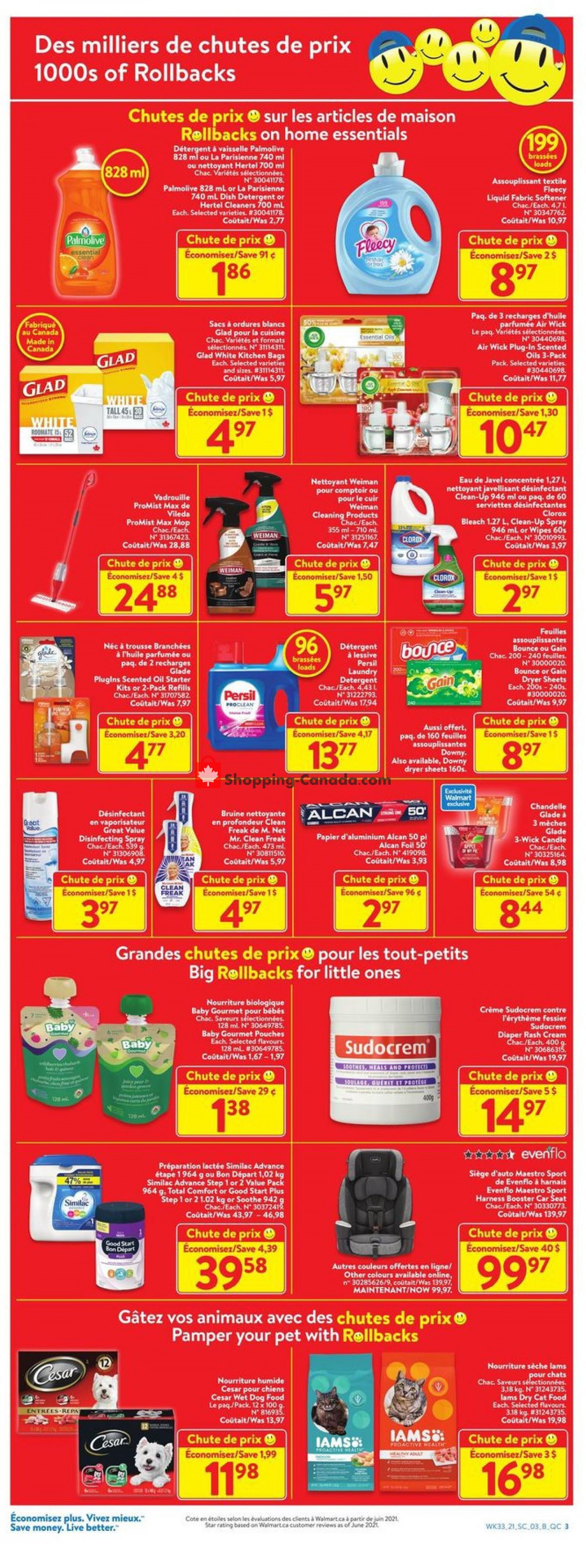 Walmart flyer from Thursday September 9, 2021 to Wednesday September 15, 2021 - page 3