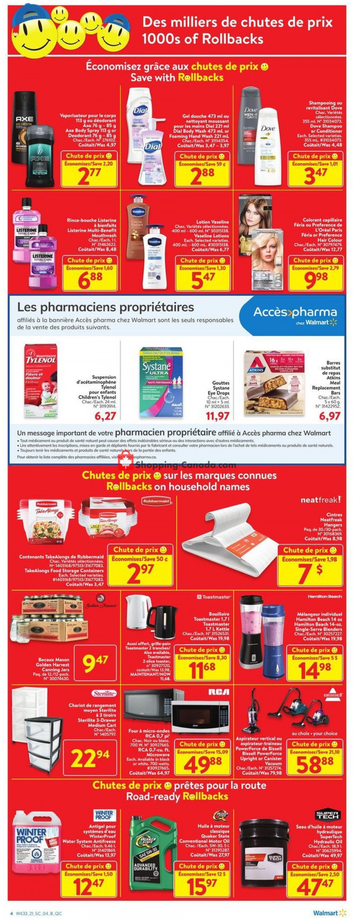 Walmart flyer from Thursday September 9, 2021 to Wednesday September 15, 2021 - page 4