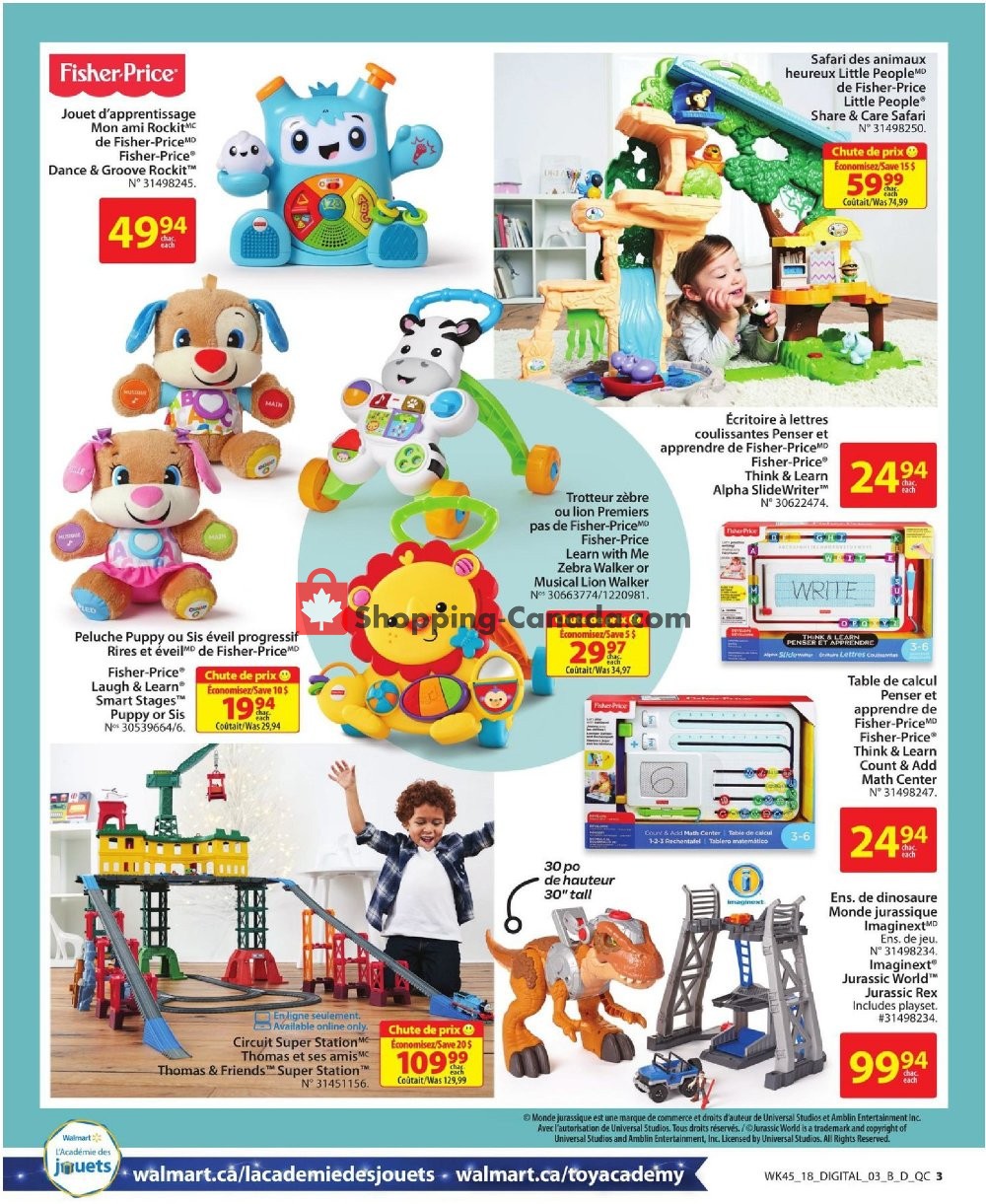 Walmart flyer from Thursday November 29, 2018 to Monday December 24, 2018 - page 3