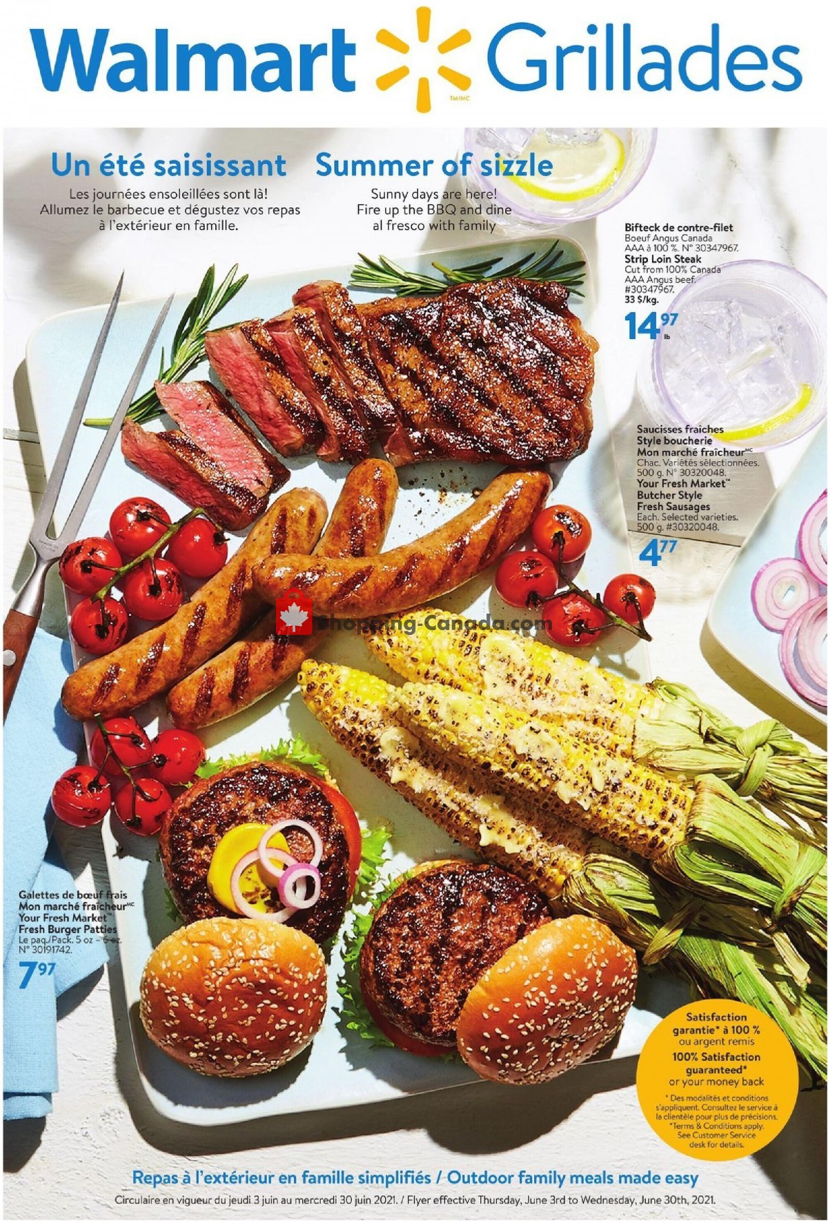 Walmart flyer from Thursday June 3, 2021 to Wednesday June 30, 2021 - page 1