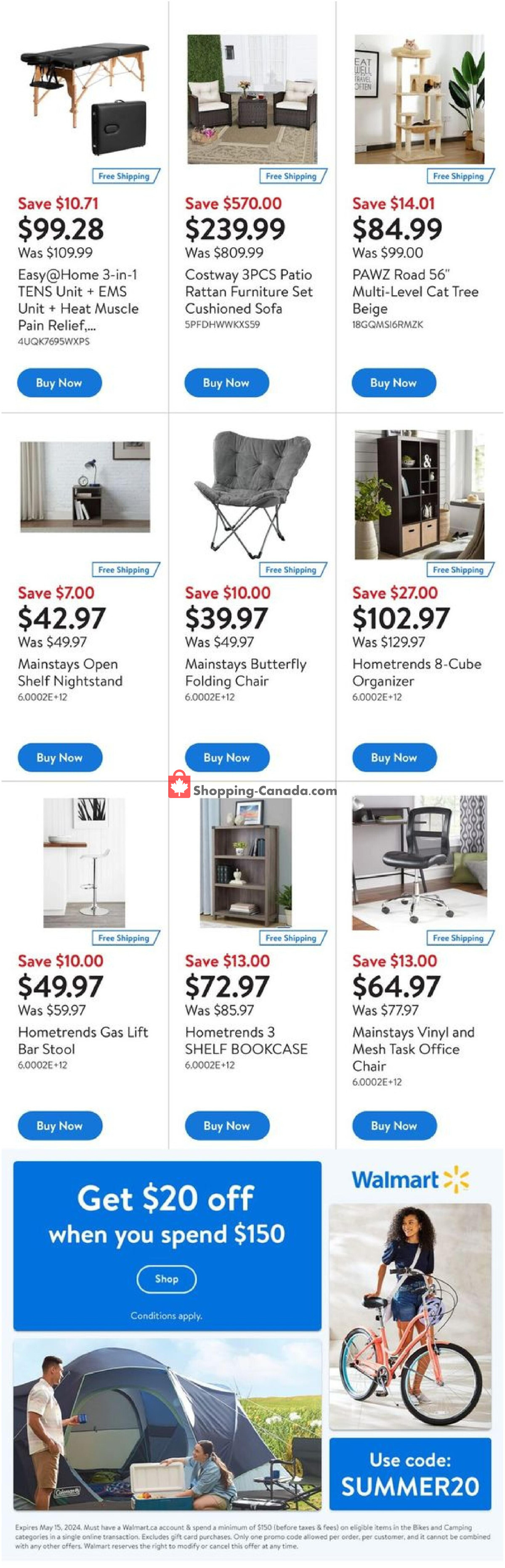 Walmart flyer from Thursday May 2, 2024 to Wednesday May 8, 2024 - page 13