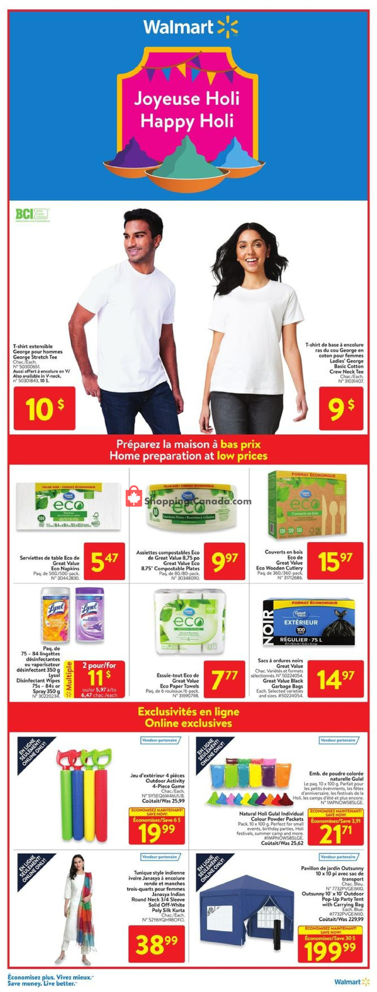 Walmart flyer from Thursday March 14, 2024 to Wednesday March 20, 2024 - page 10