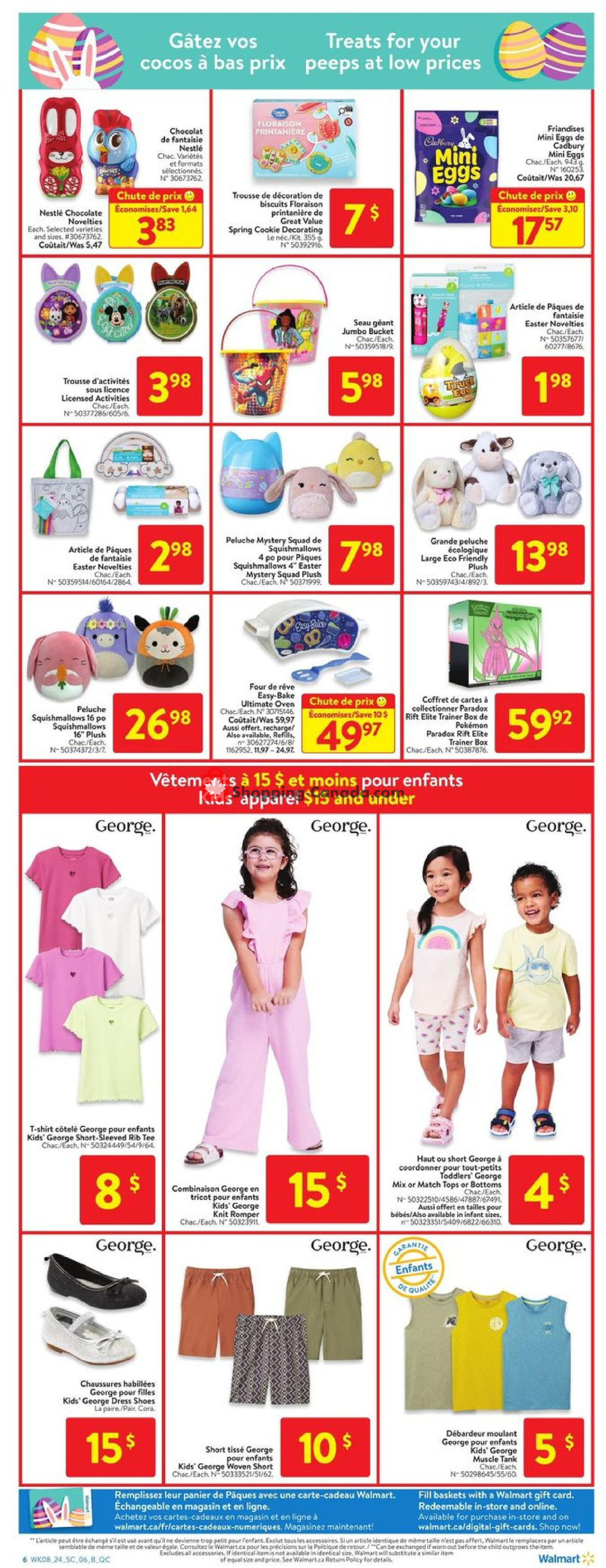 Walmart flyer from Thursday March 14, 2024 to Wednesday March 20, 2024 - page 14