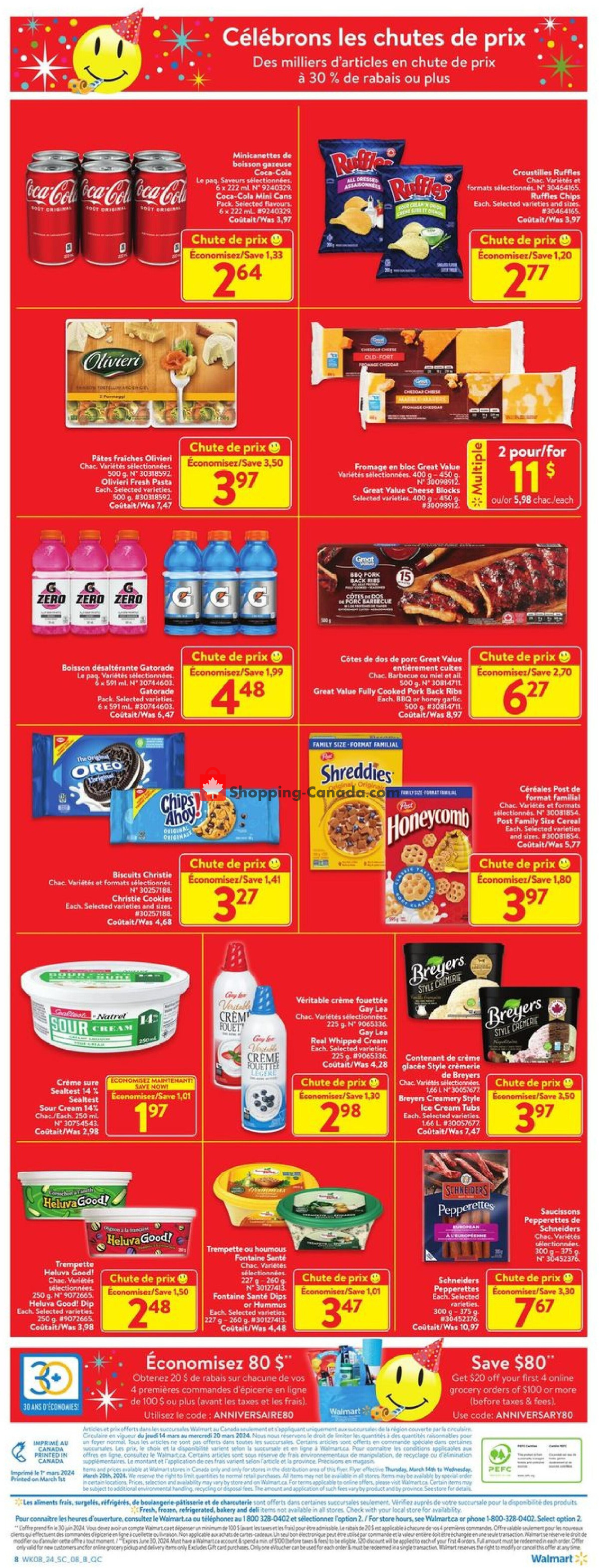 Walmart flyer from Thursday March 14, 2024 to Wednesday March 20, 2024 - page 2