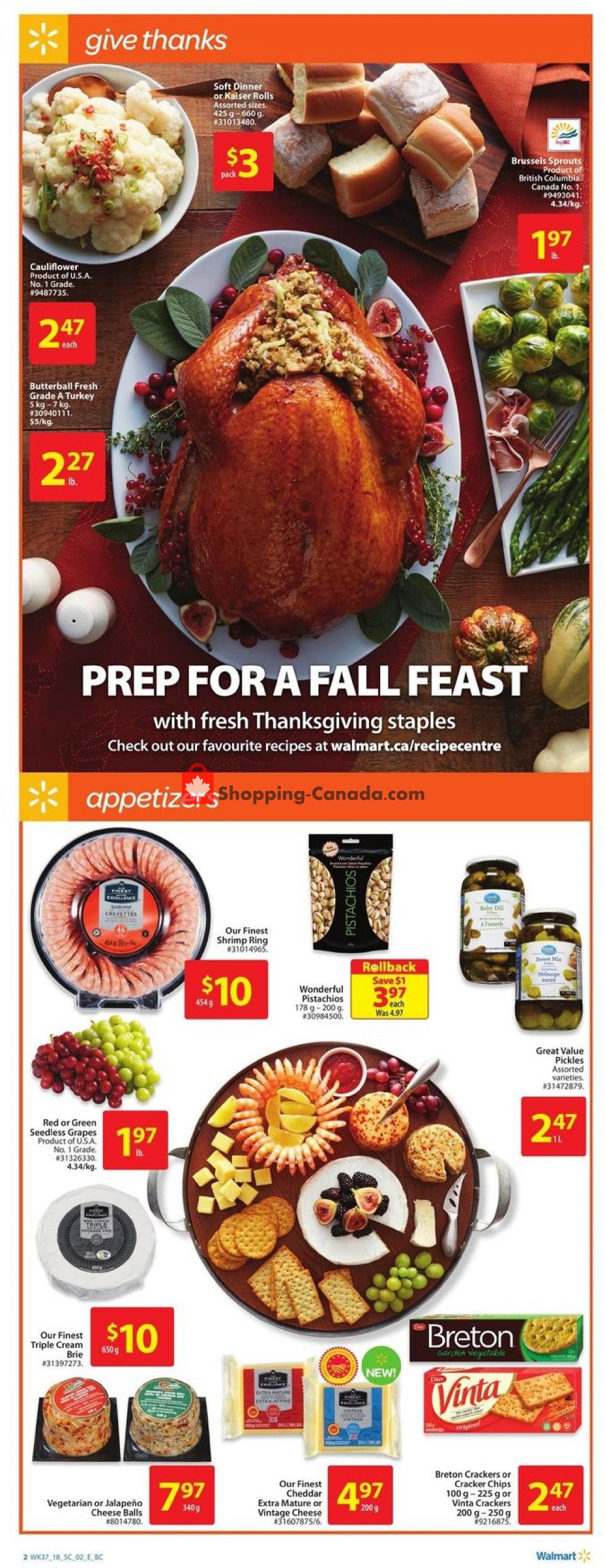 Walmart flyer from Thursday October 4, 2018 to Wednesday October 10, 2018 - page 2