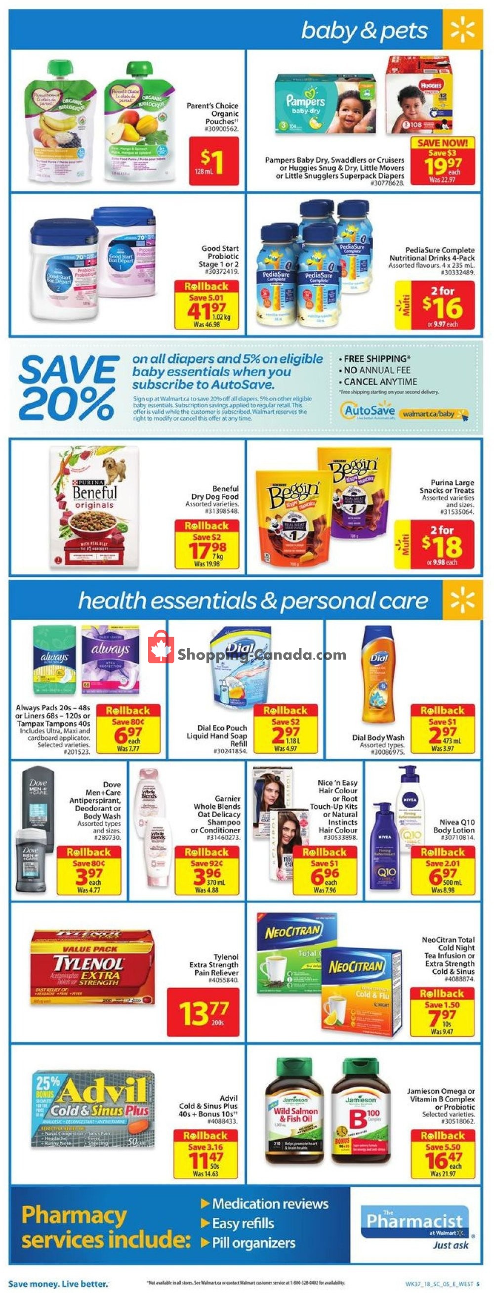 Walmart flyer from Thursday October 4, 2018 to Wednesday October 10, 2018 - page 5