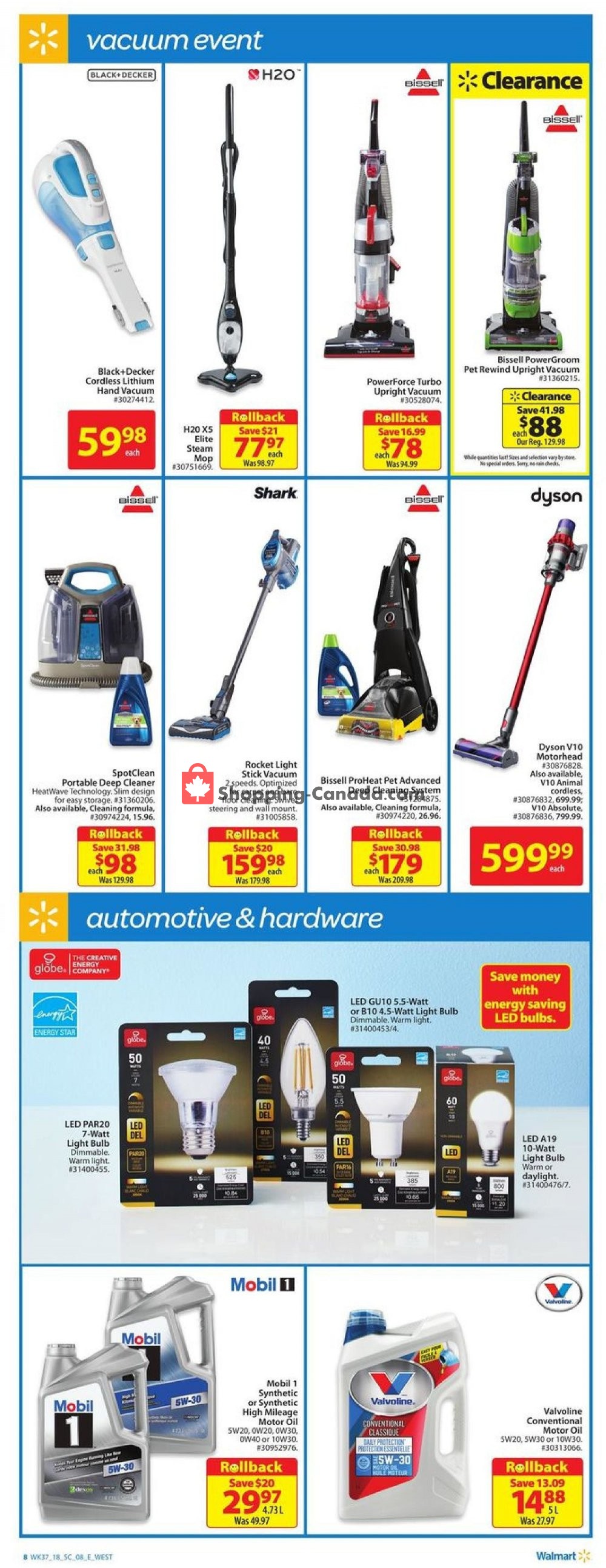 Walmart flyer from Thursday October 4, 2018 to Wednesday October 10, 2018 - page 8