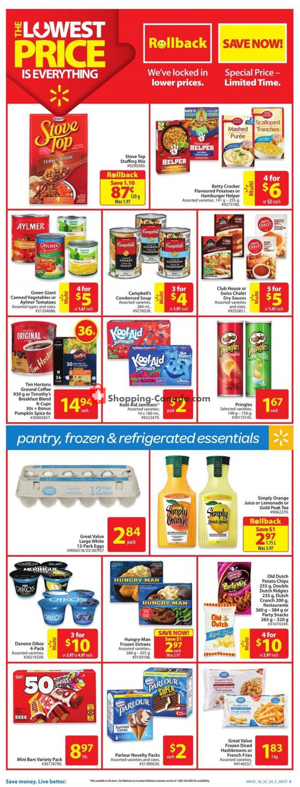 Walmart flyer from Thursday September 20, 2018 to Wednesday September 26, 2018 - page 3