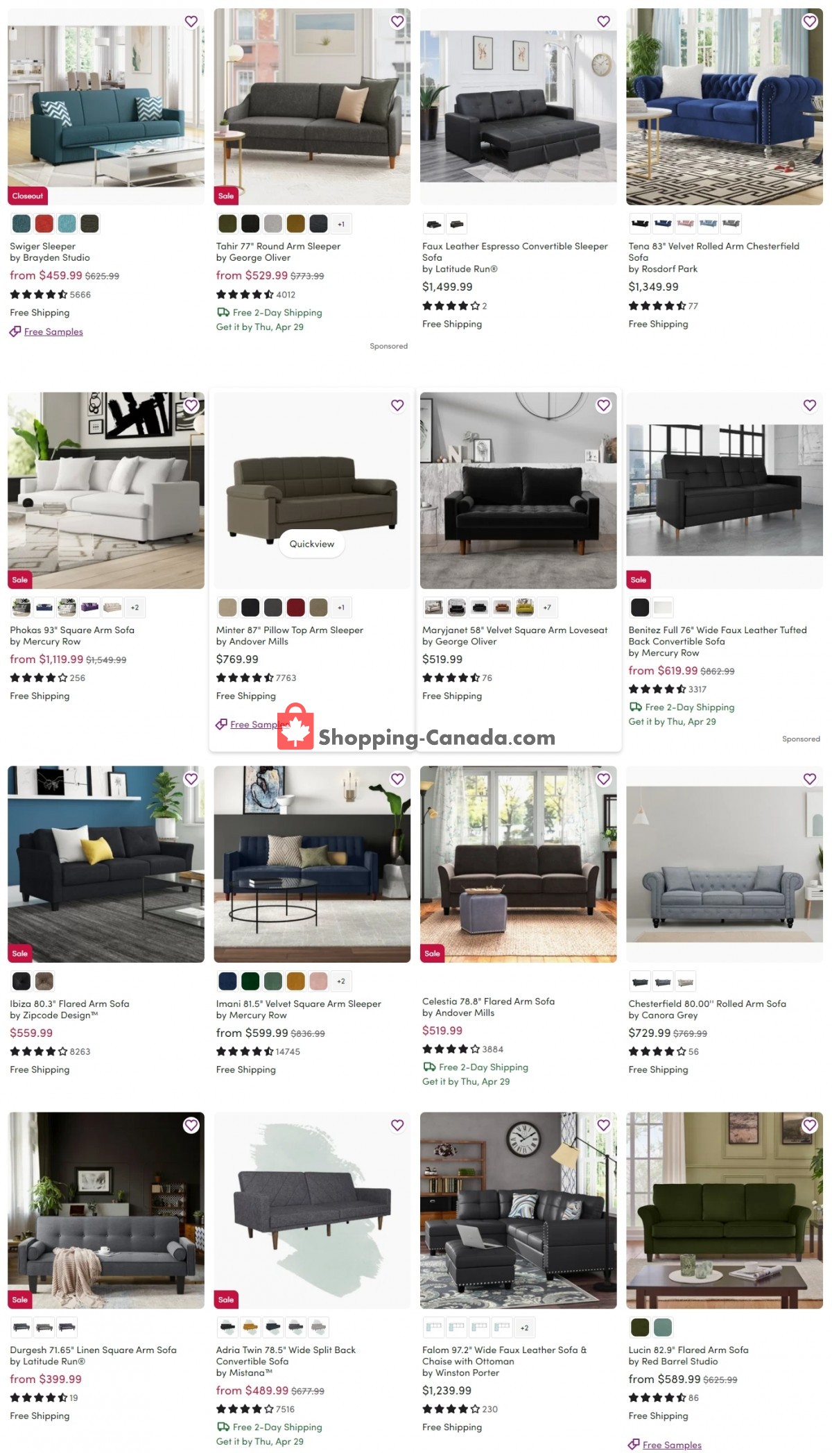 Wayfair flyer from Tuesday April 27, 2021 to Monday May 3, 2021 - page 1