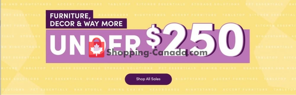 Wayfair flyer from Thursday June 4, 2020 to Wednesday June 10, 2020 - page 1