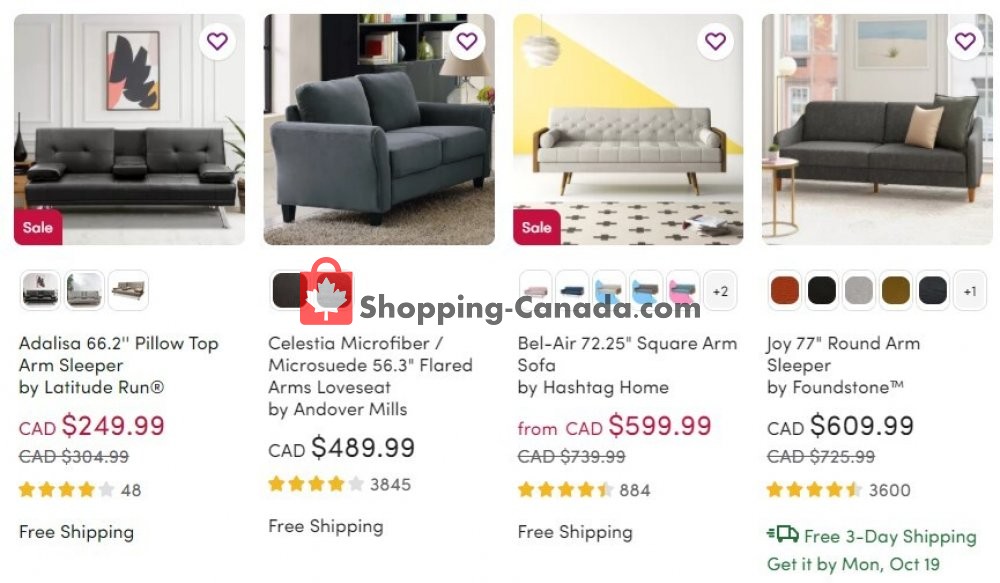 Wayfair flyer from Thursday October 15, 2020 to Wednesday October 21, 2020 - page 2