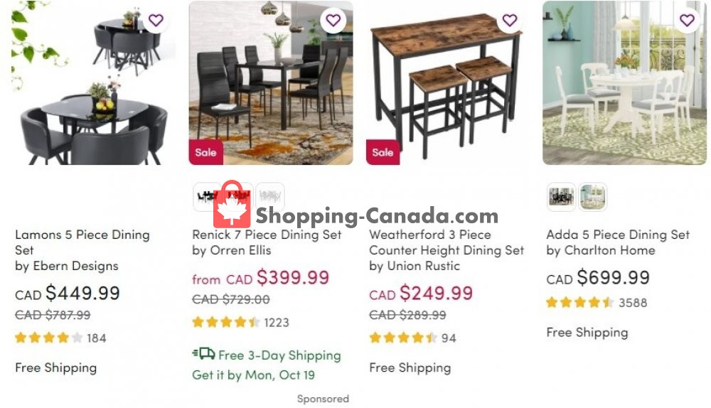 Wayfair flyer from Thursday October 15, 2020 to Wednesday October 21, 2020 - page 5