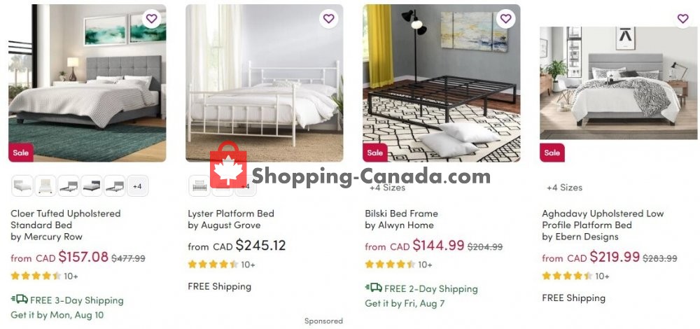 Wayfair flyer from Wednesday August 5, 2020 to Tuesday August 11, 2020 - page 4