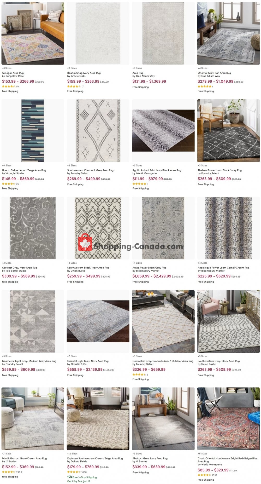 Wayfair flyer from Friday January 15, 2021 to Thursday January 21, 2021 - page 4