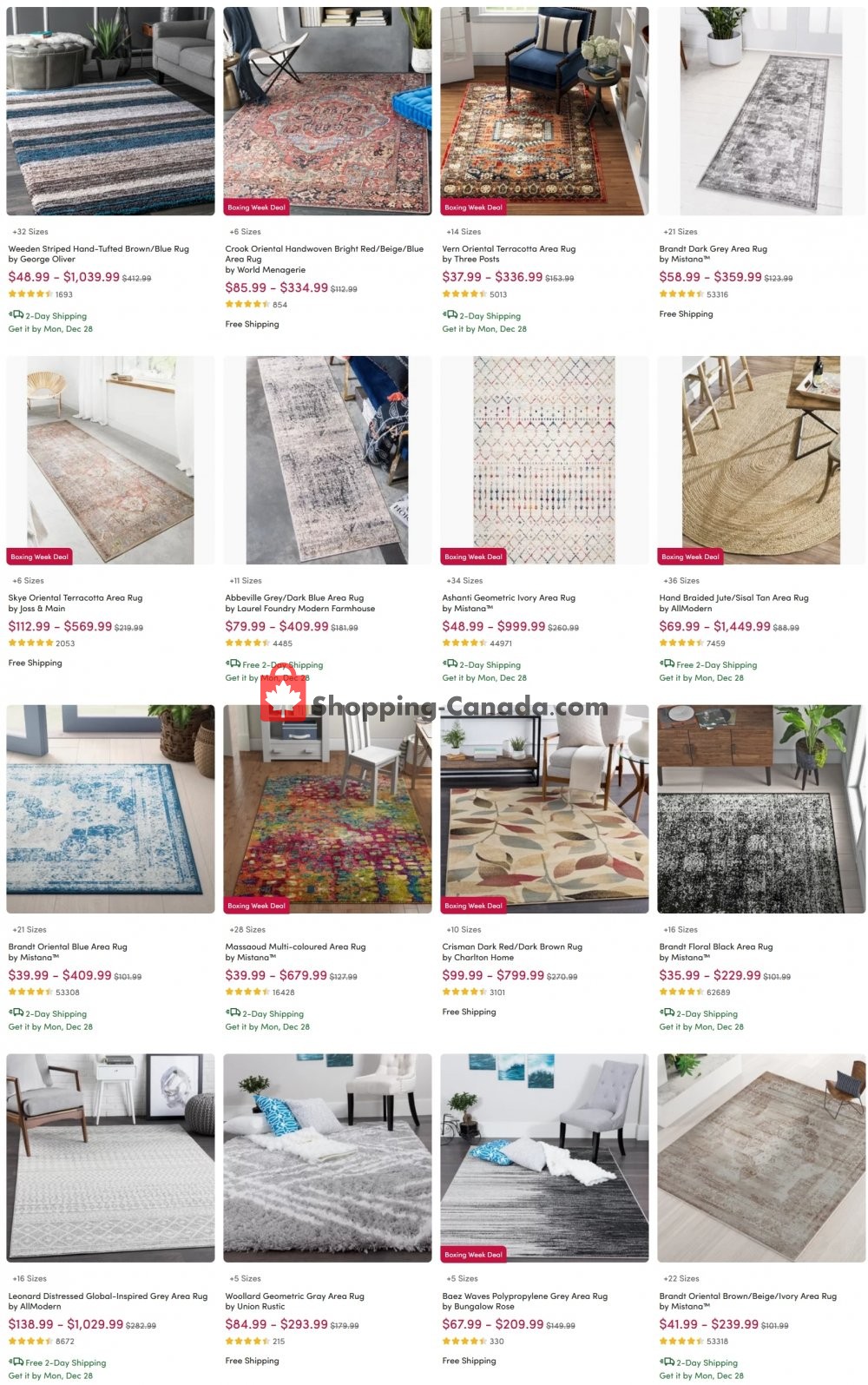 Wayfair flyer from Thursday December 24, 2020 to Wednesday December 30, 2020 - page 2