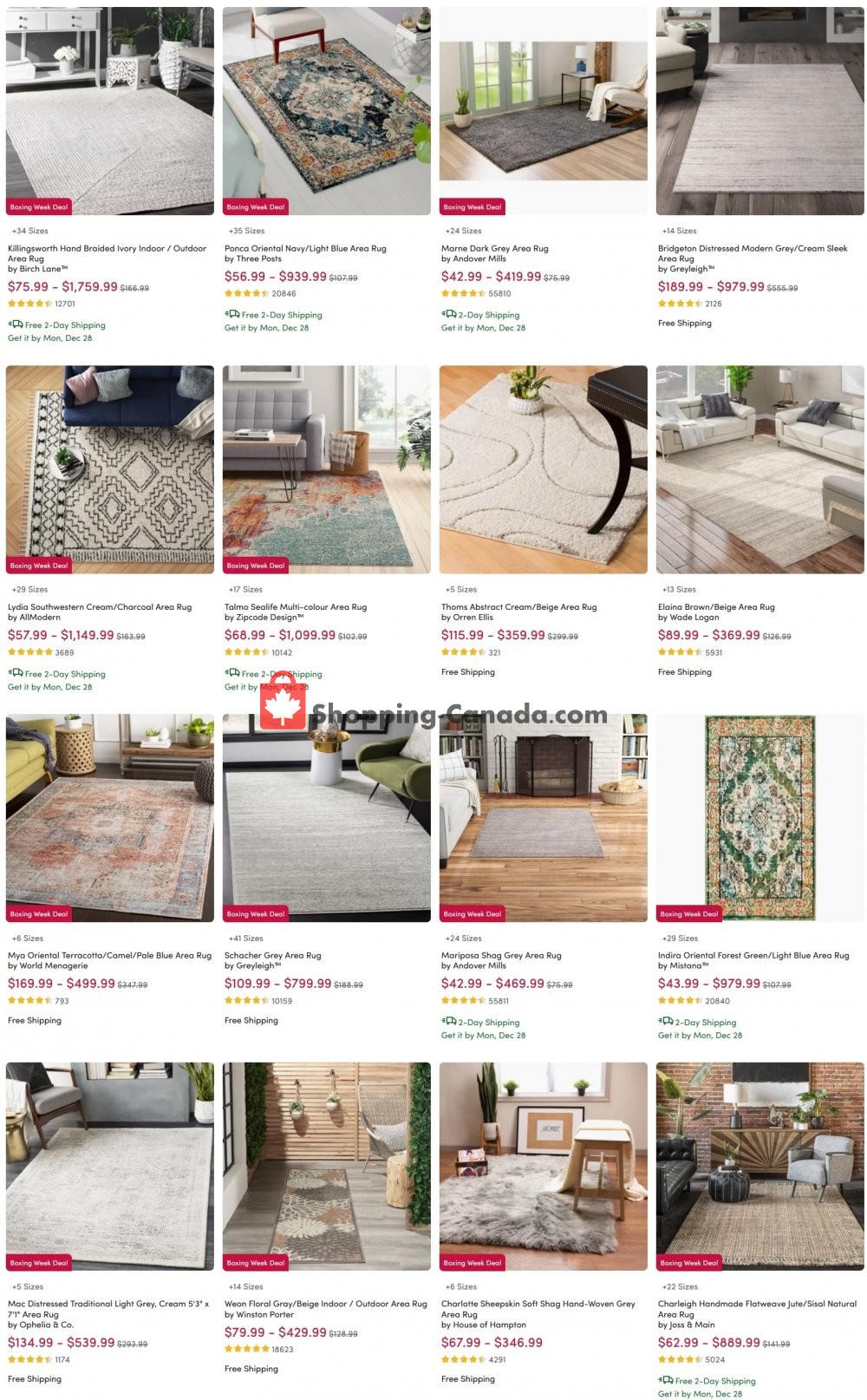 Wayfair flyer from Thursday December 24, 2020 to Wednesday December 30, 2020 - page 3
