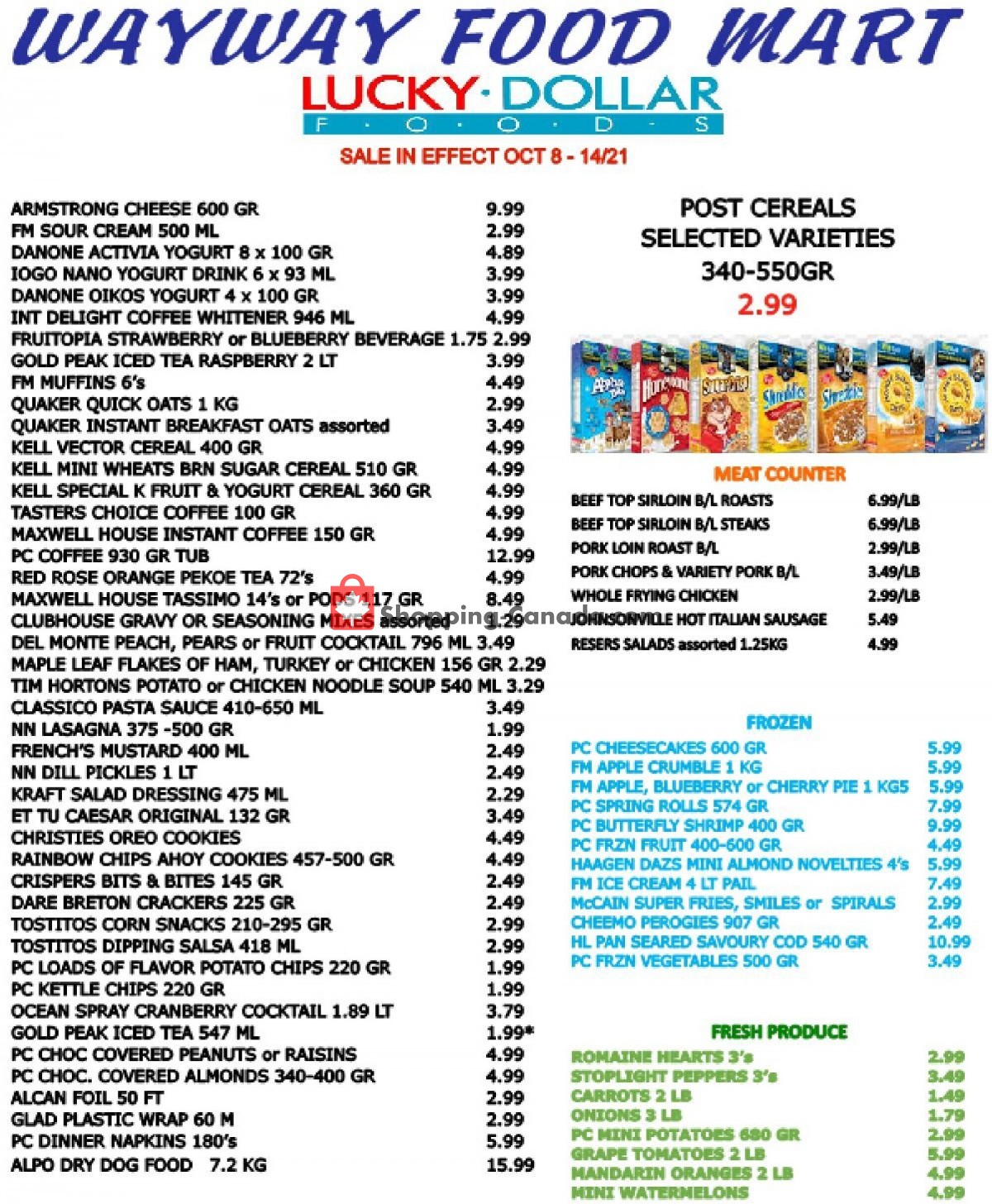 WayWay Food Mart flyer from Friday October 8, 2021 to Thursday October 14, 2021 - page 2