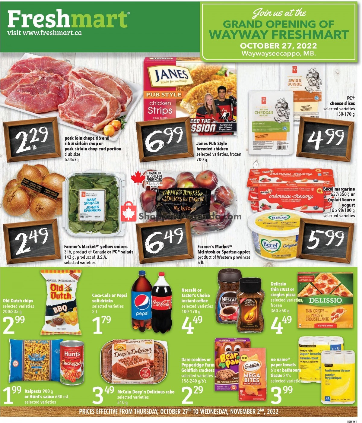 WayWay Food Mart flyer from Thursday October 27, 2022 to Wednesday November 2, 2022 - page 2