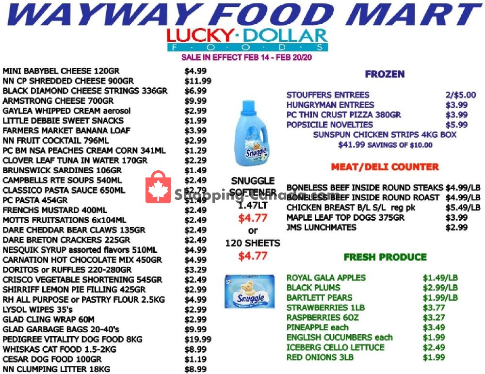 WayWay Food Mart flyer from Friday February 14, 2020 to Thursday February 20, 2020 - page 2