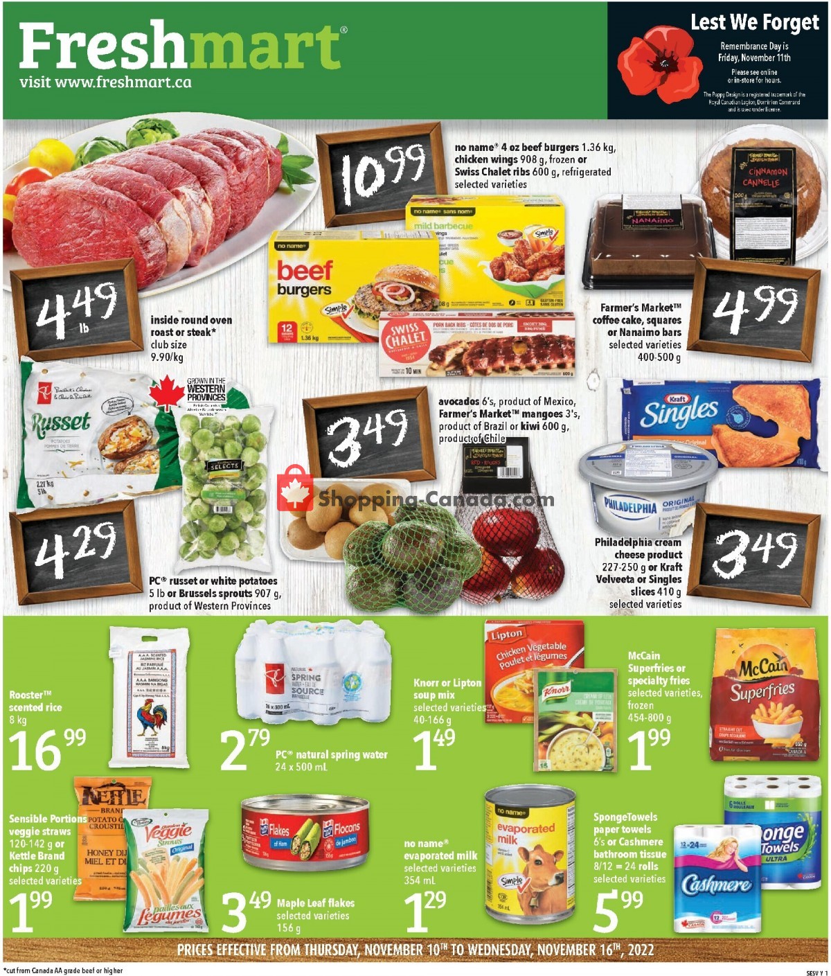 WayWay Food Mart flyer from Thursday November 10, 2022 to Wednesday November 16, 2022 - page 2
