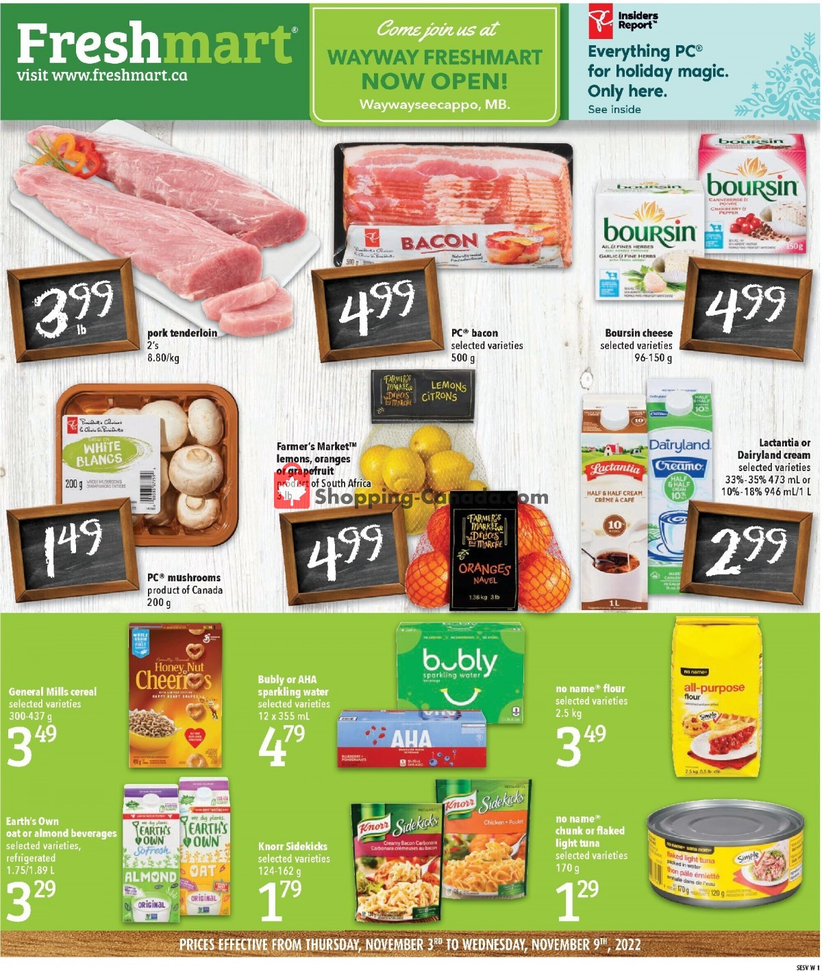 WayWay Food Mart flyer from Thursday November 3, 2022 to Wednesday November 9, 2022 - page 2