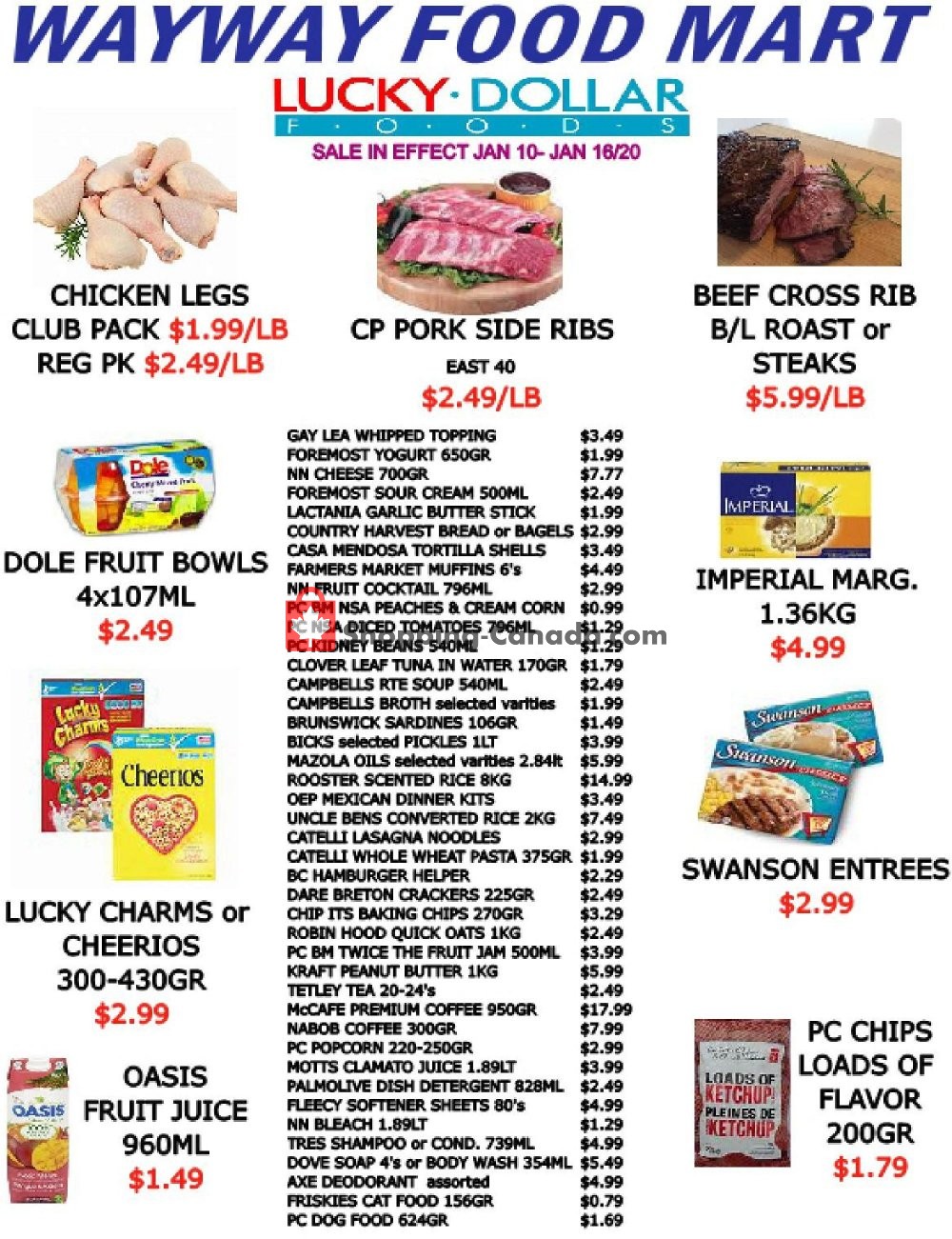 WayWay Food Mart flyer from Friday January 10, 2020 to Thursday January 16, 2020 - page 1