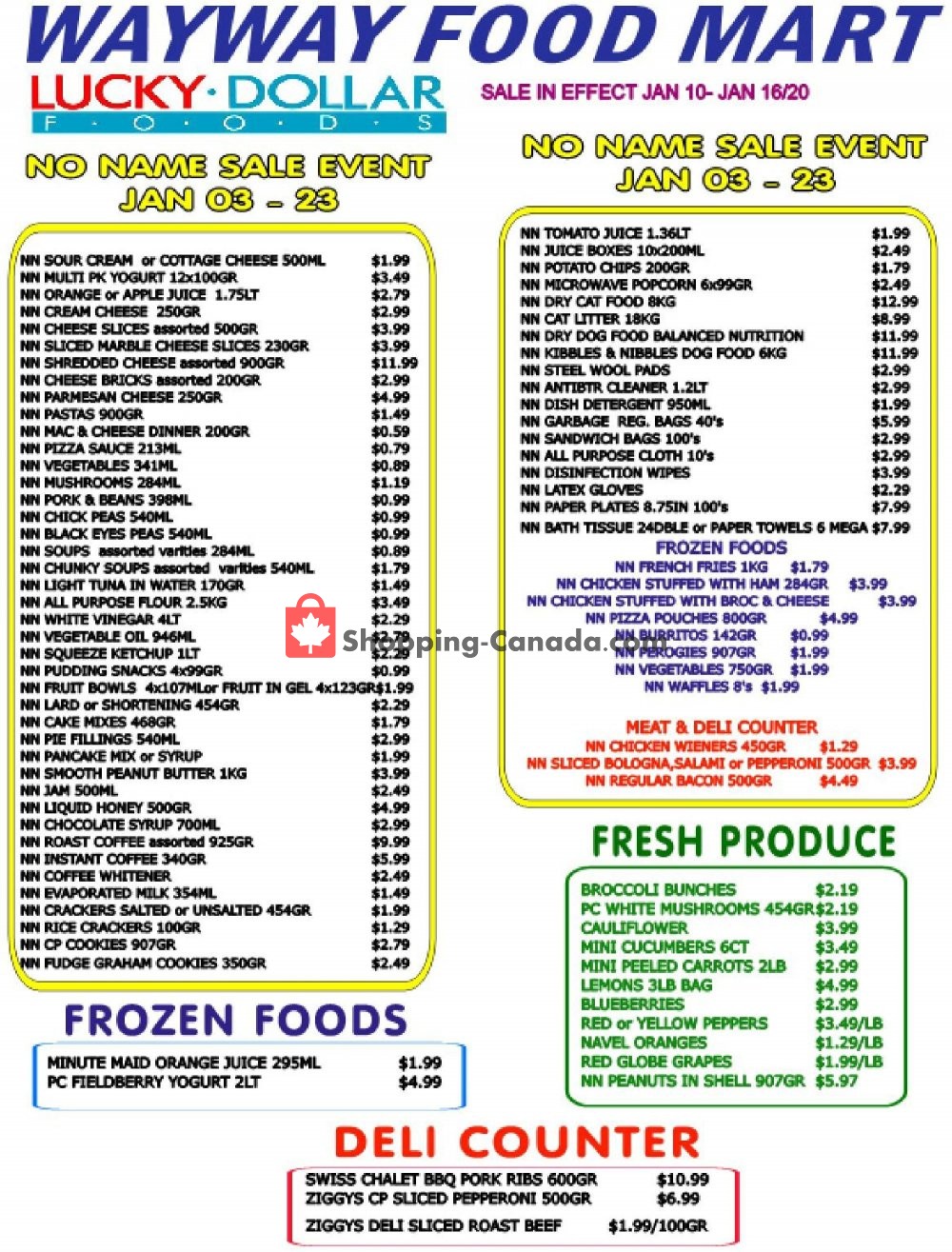 WayWay Food Mart flyer from Friday January 10, 2020 to Thursday January 16, 2020 - page 2
