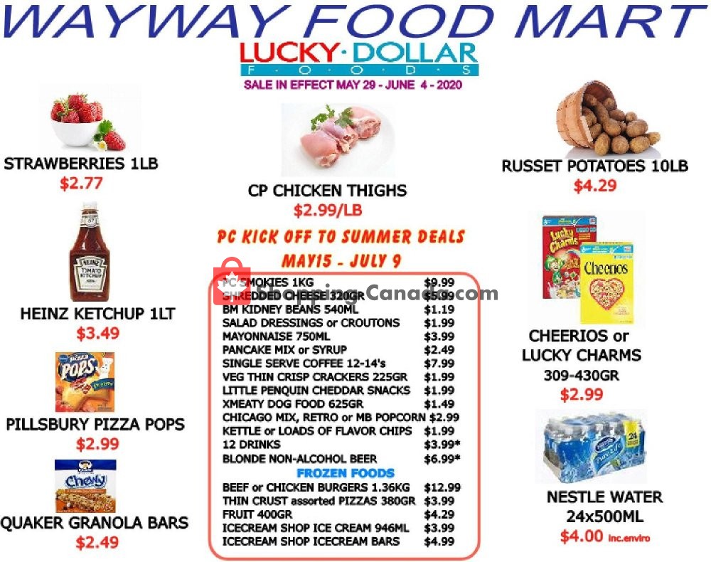 WayWay Food Mart flyer from Friday May 29, 2020 to Thursday June 4, 2020 - page 1