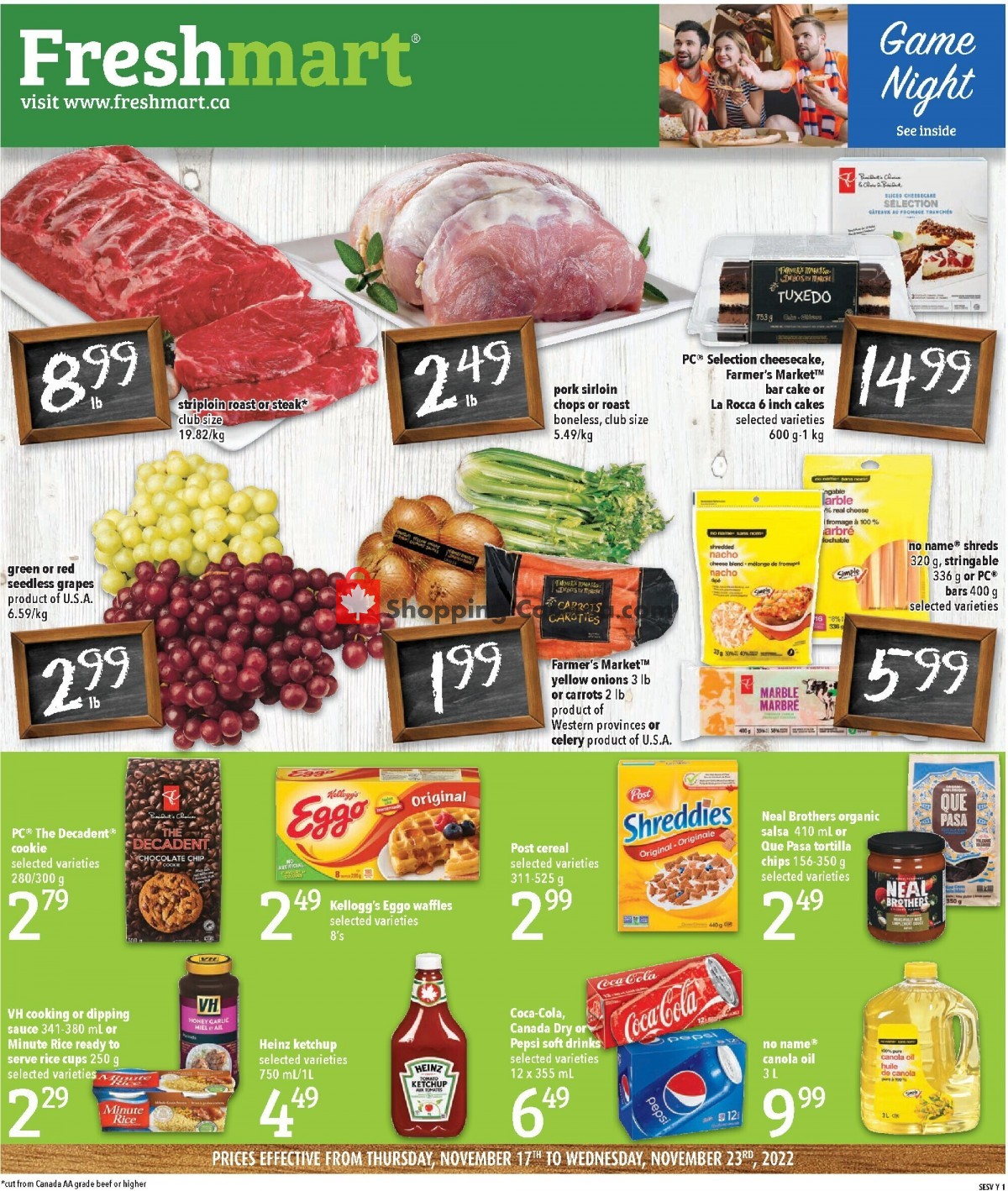 WayWay Food Mart flyer from Thursday November 17, 2022 to Wednesday November 23, 2022 - page 2