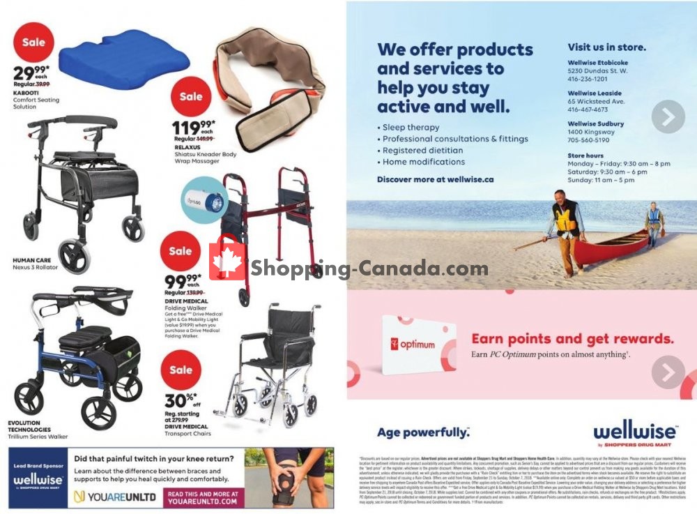 WellWise by Shoppers Drug Mart flyer from Friday September 21, 2018 to Sunday October 7, 2018 - page 4
