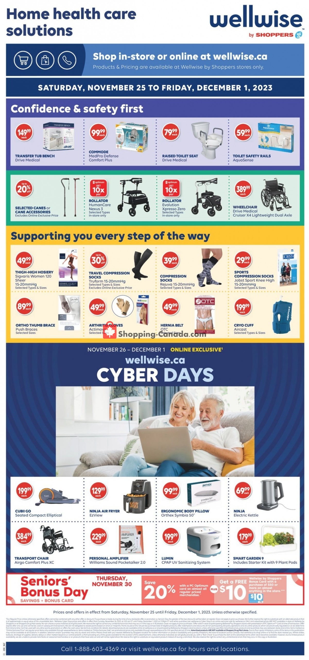 WellWise by Shoppers Drug Mart flyer from Saturday November 25, 2023 to Friday December 1, 2023 - page 3