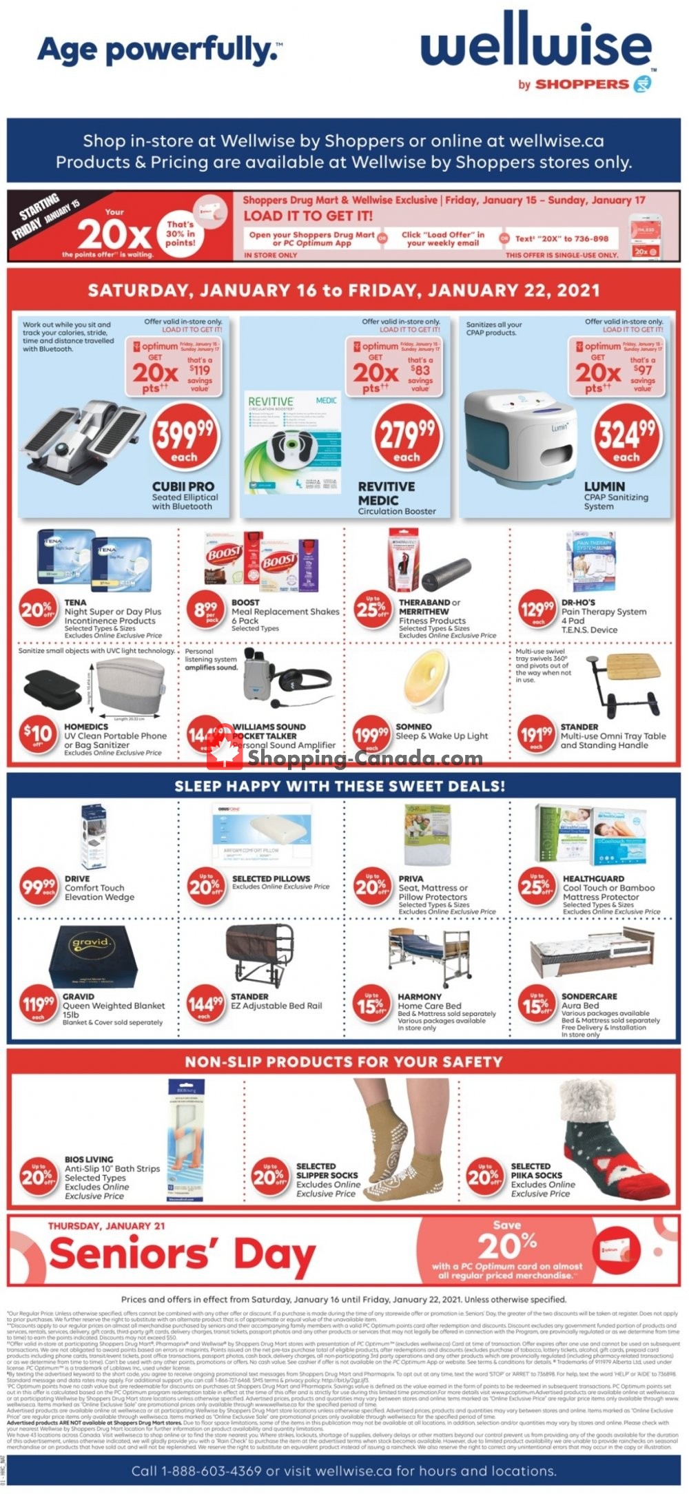 WellWise by Shoppers Drug Mart flyer from Saturday January 16, 2021 to Friday January 22, 2021 - page 1