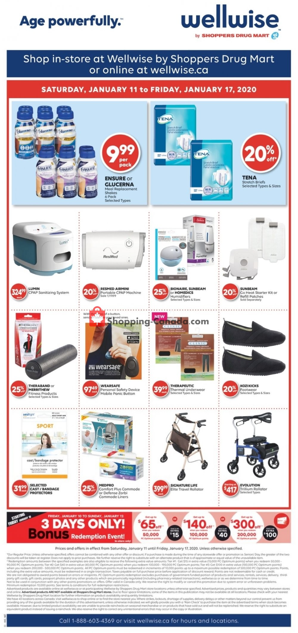 WellWise by Shoppers Drug Mart flyer from Saturday January 11, 2020 to Friday January 17, 2020 - page 1