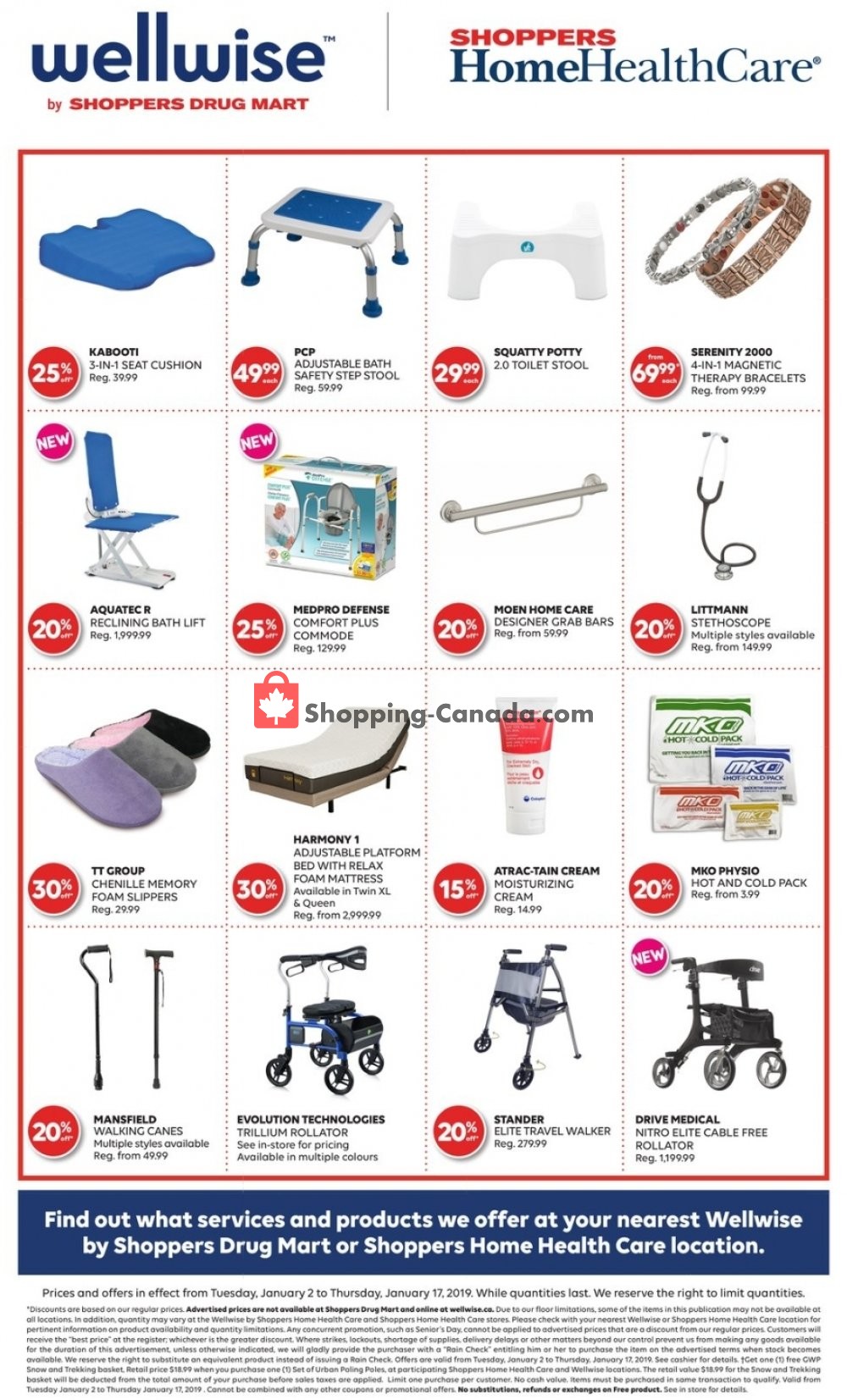 WellWise by Shoppers Drug Mart flyer from Wednesday January 2, 2019 to Thursday January 17, 2019 - page 2