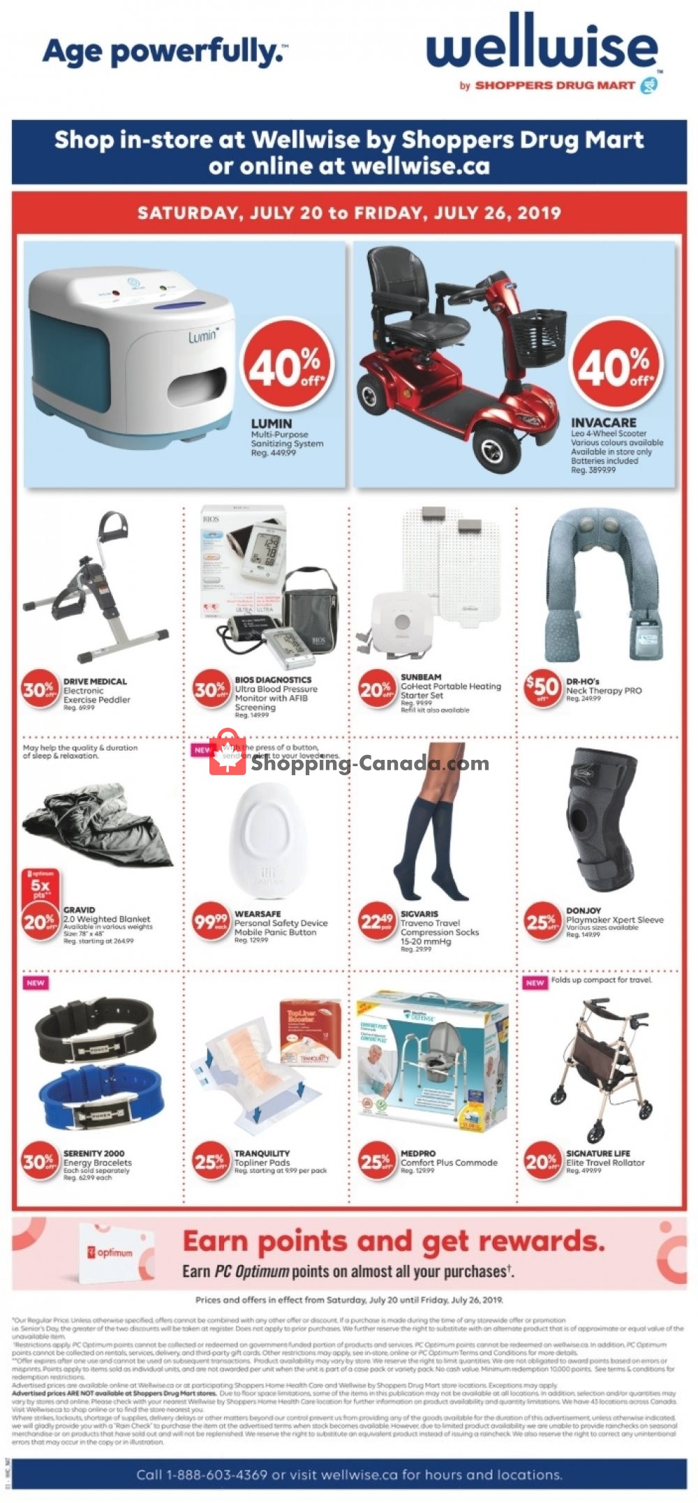 WellWise by Shoppers Drug Mart flyer from Saturday July 20, 2019 to Friday July 26, 2019 - page 1