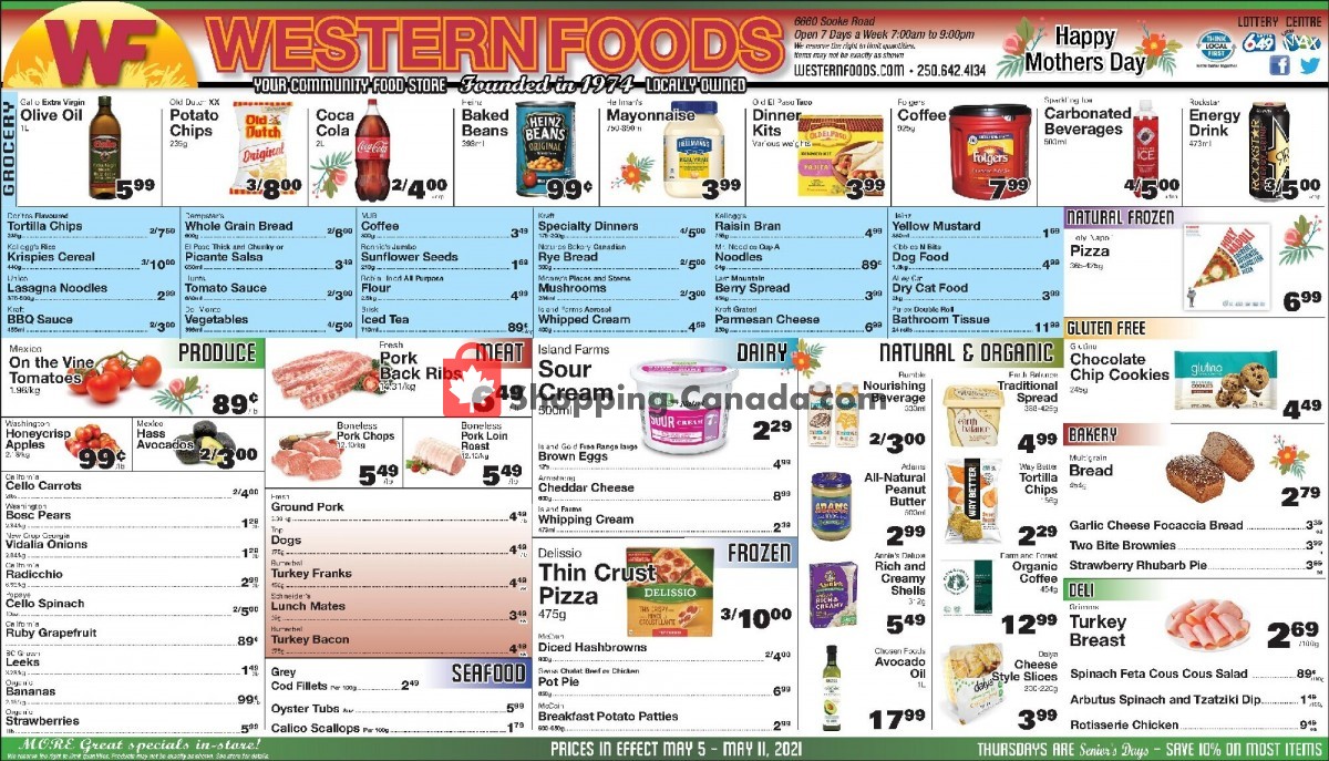Western Foods flyer from Wednesday May 5, 2021 to Tuesday May 11, 2021 - page 1
